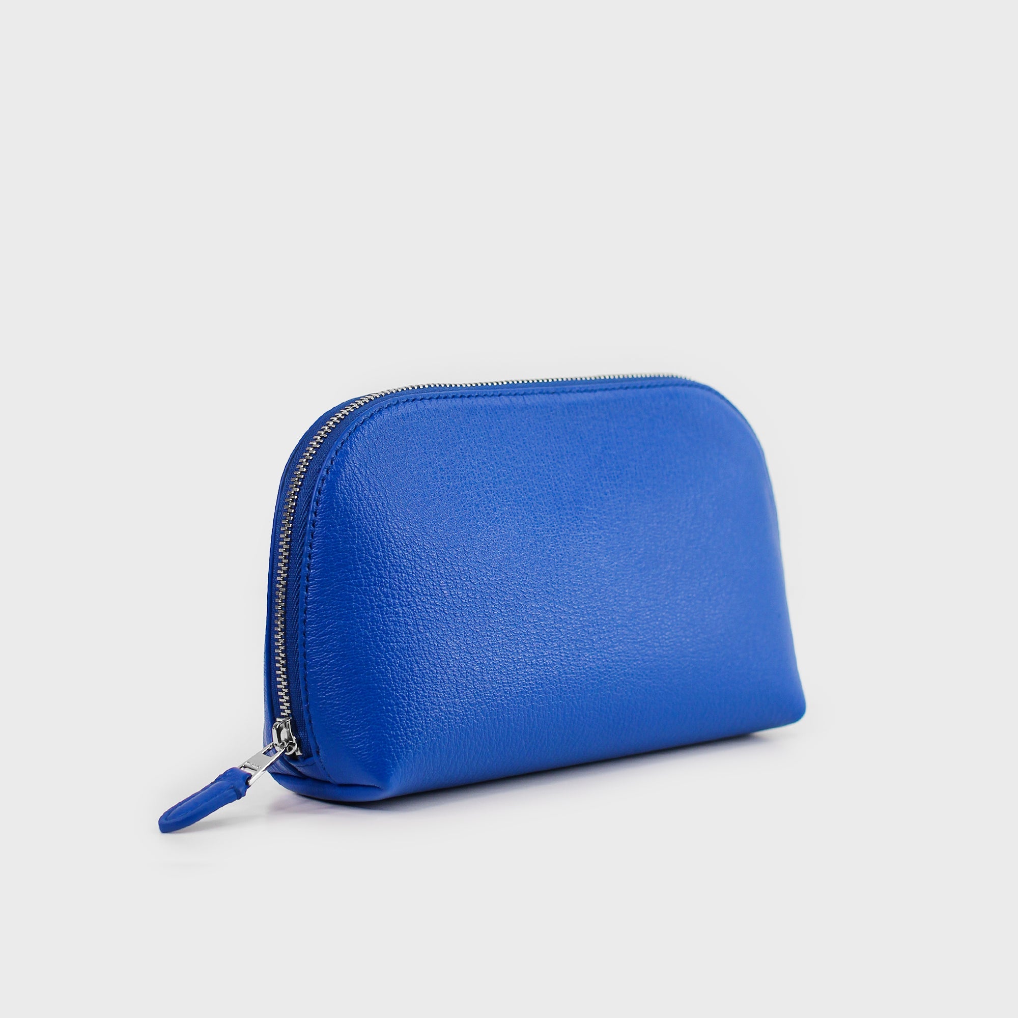 "Archive Event" LEATHER COSMETIC CASE OCEAN BLUE