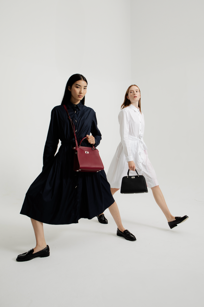 LEATHER HANDBAG OPERA MINI BLACK