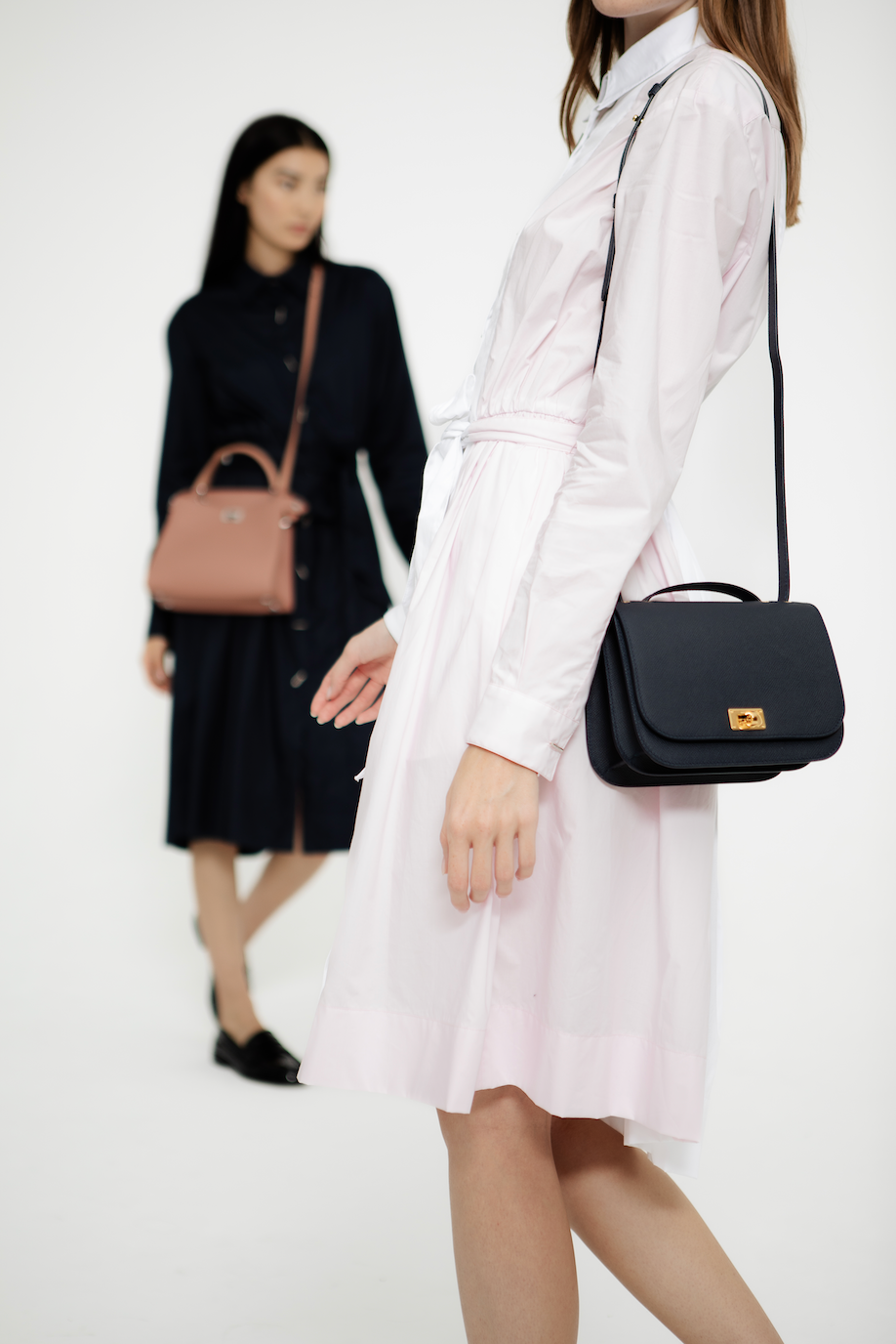 LEATHER FLAP BAG ELYSEE ECLIPSE