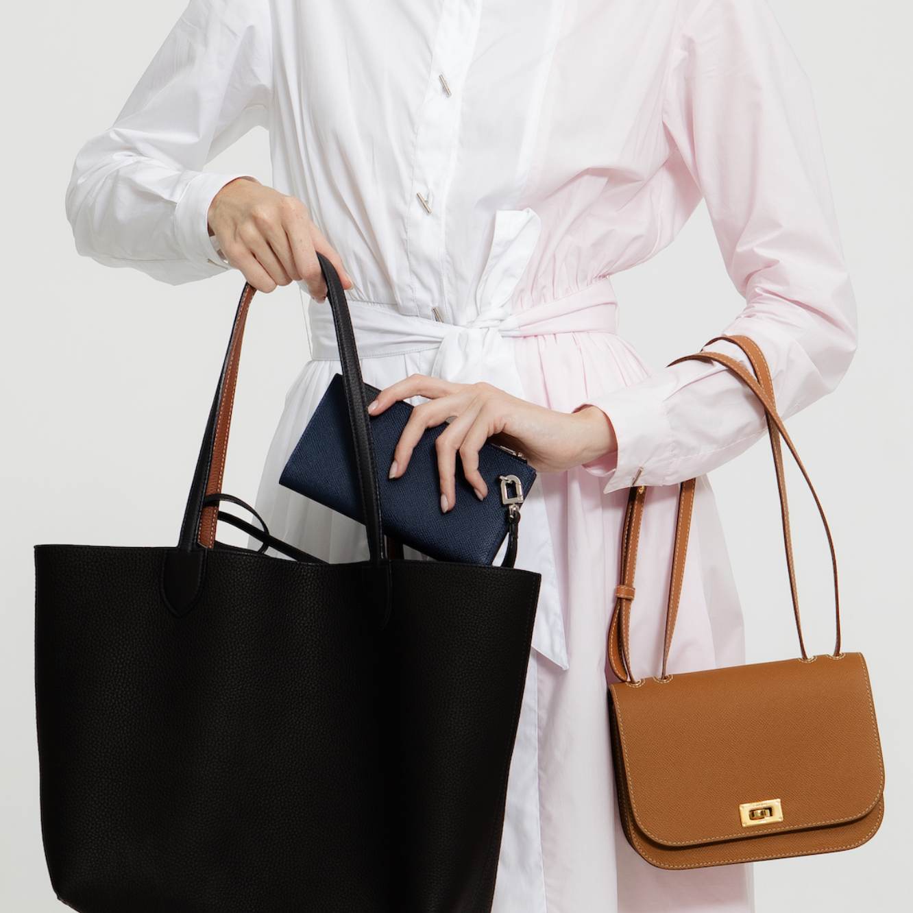 LEATHER LONG ZIP WALLET ECLIPSE