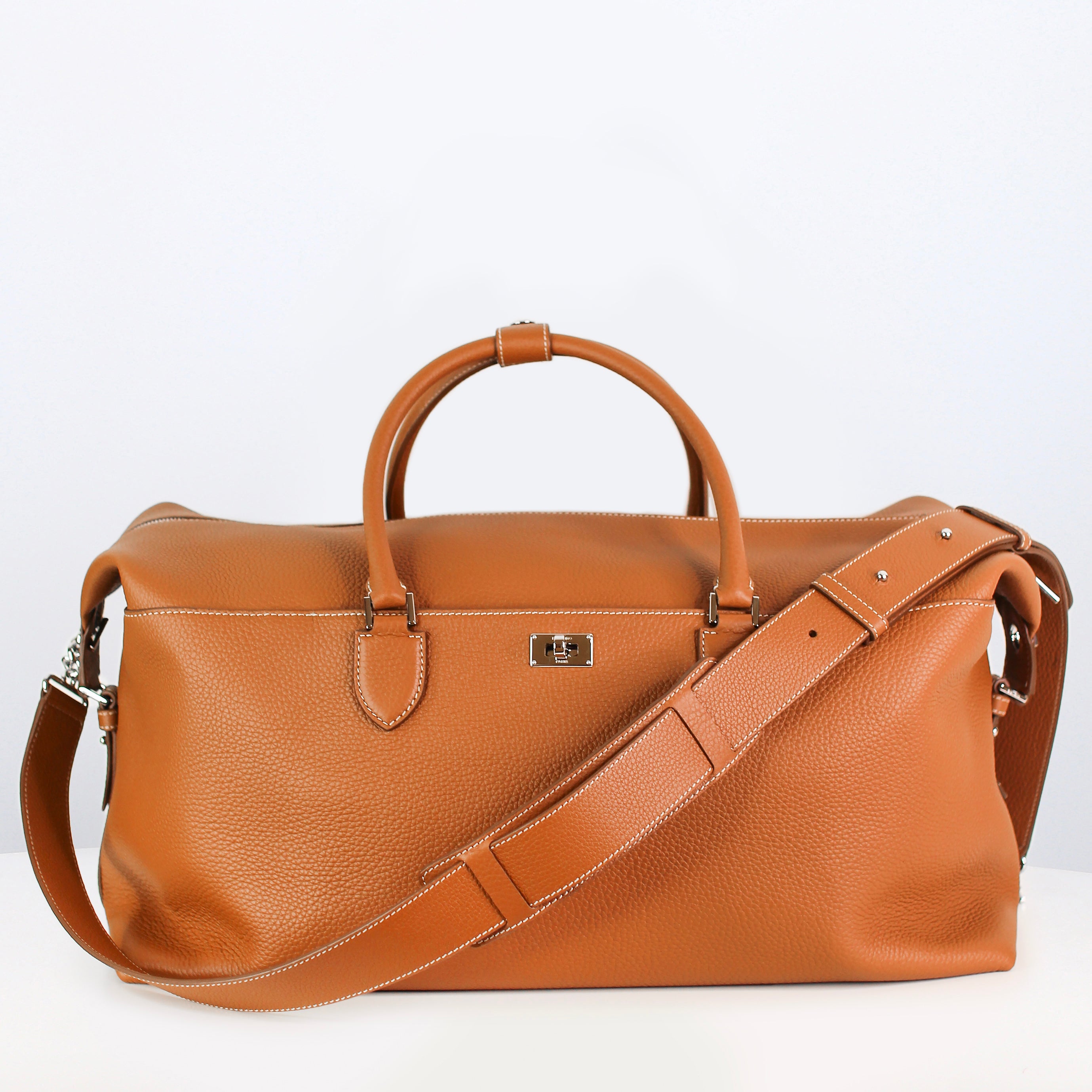 MONTPARNASSE DUFFLE LEATHER BAG GOLD