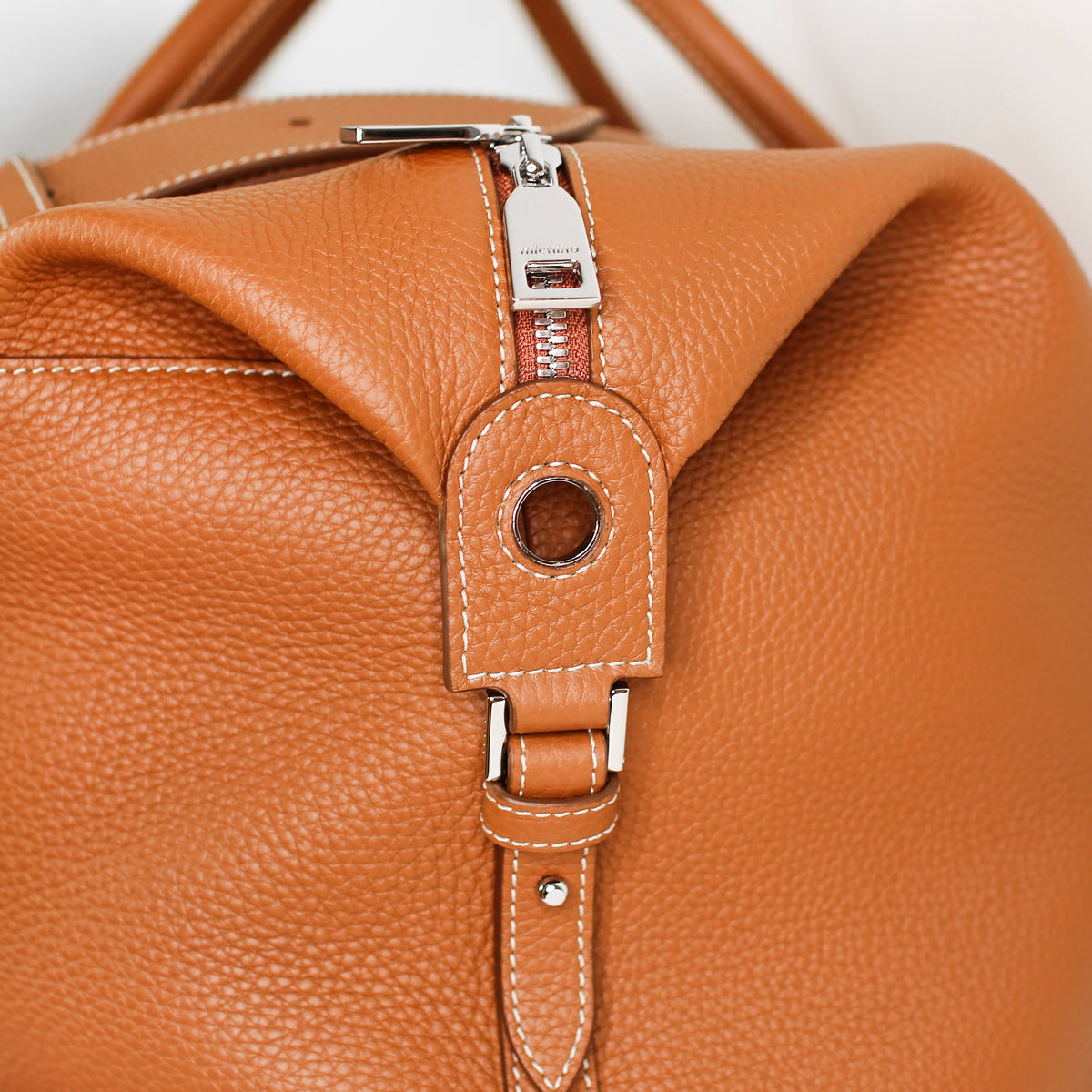 MONTPARNASSE DUFFLE LEATHER BAG GOLD