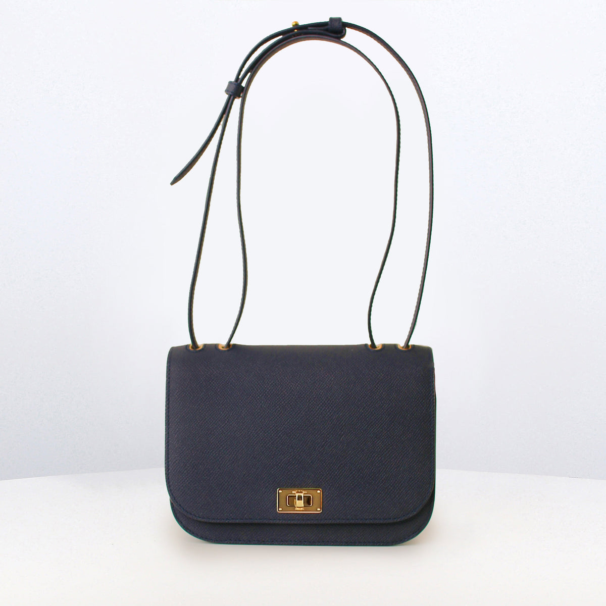 LEATHER FLAP BAG ELYSEE ECLIPSE