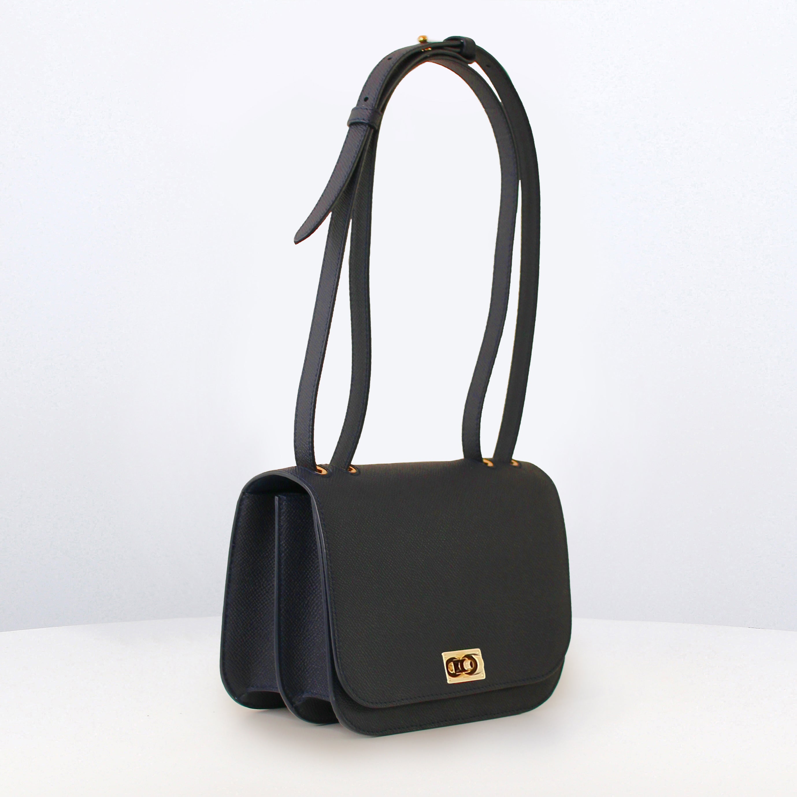 LEATHER FLAP BAG ELYSEE ECLIPSE