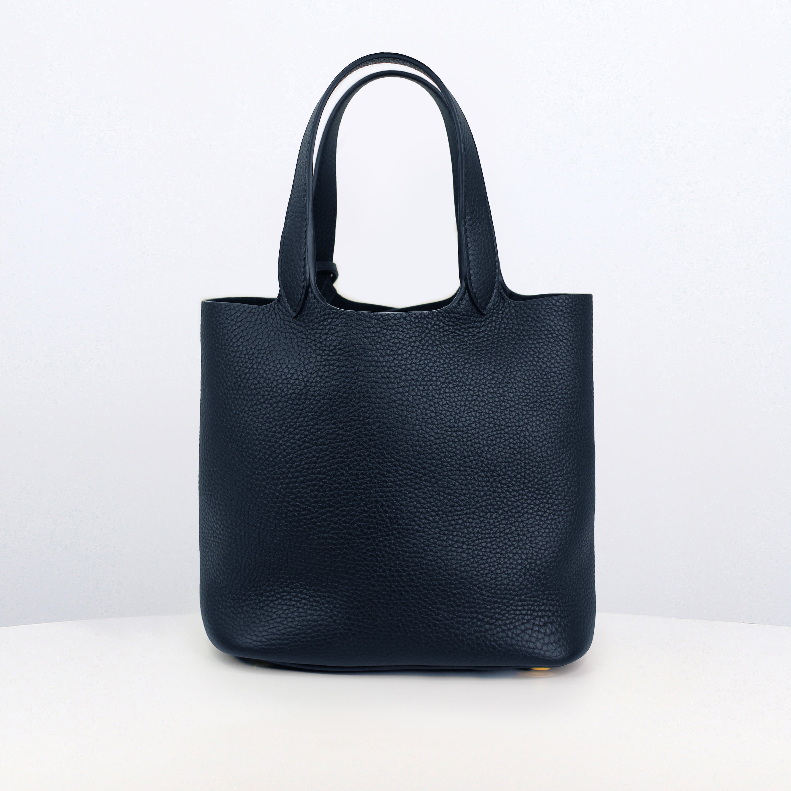 LEATHER HANDBAG ETOILE PM ECLIPSE WITH GOLD HARDWARE