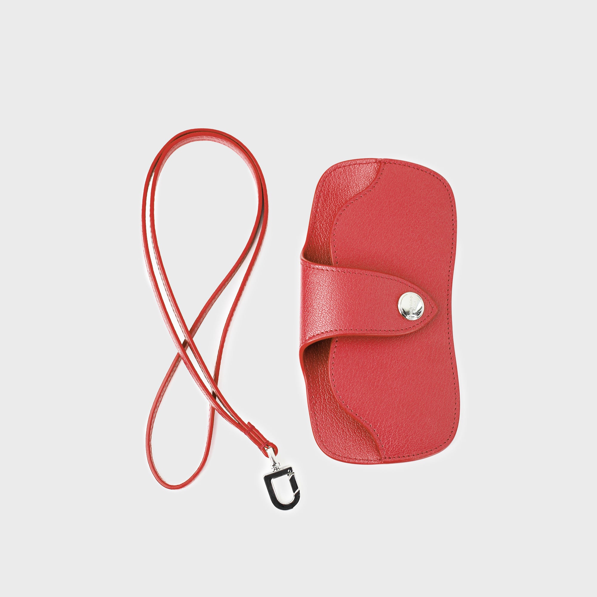 LEATHER GLASSES HOLDER GERANIUM