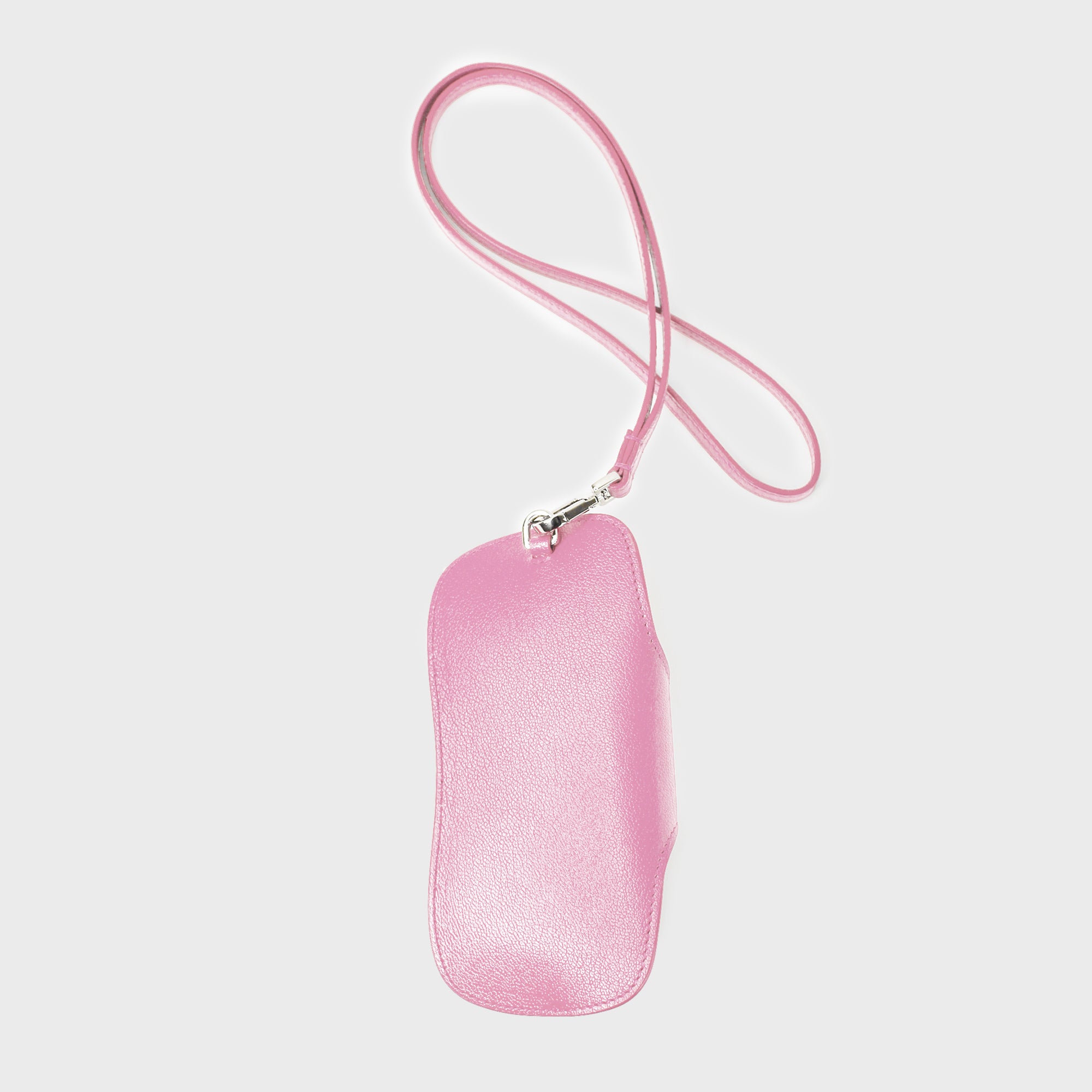 LEATHER GLASSES HOLDER LIGHT PINK