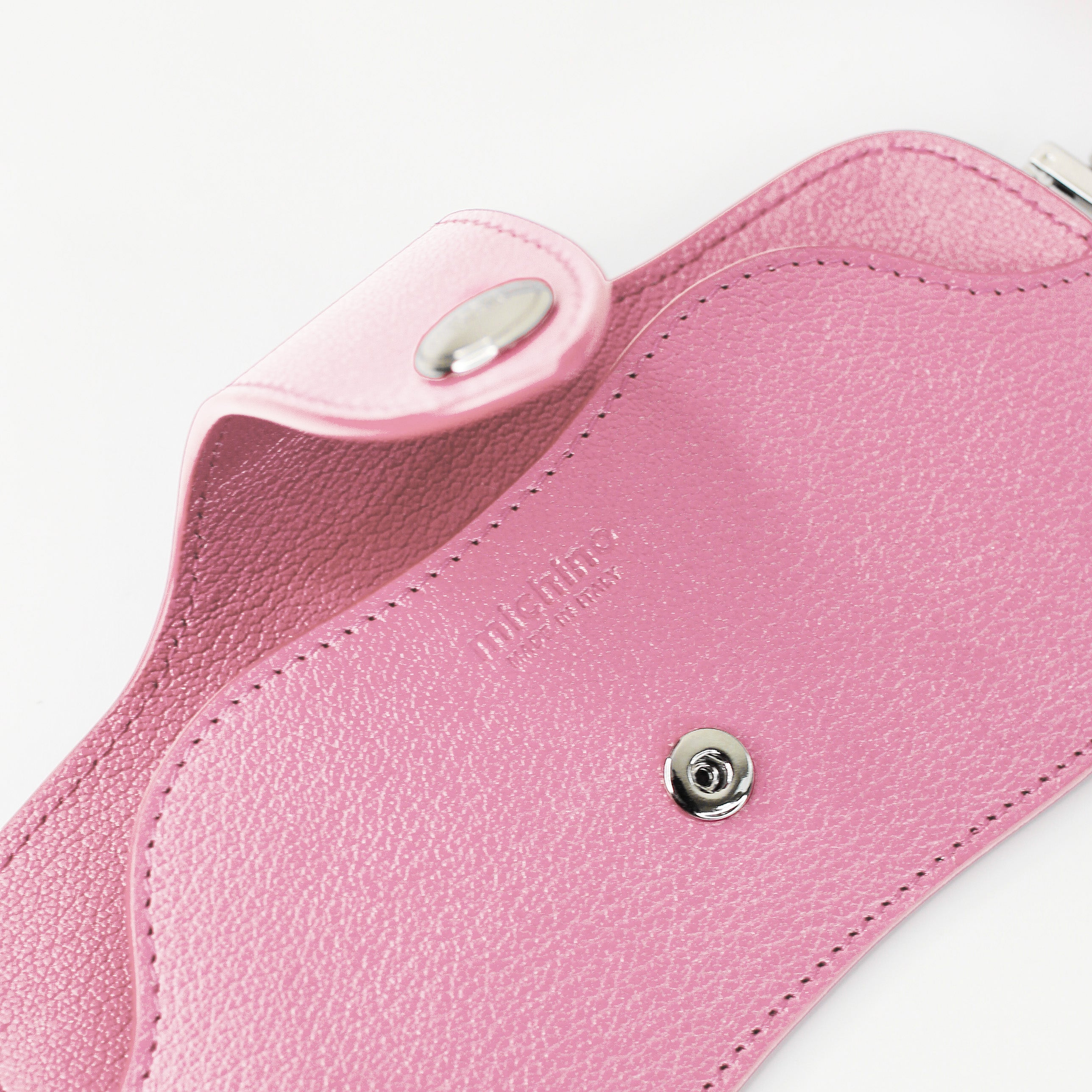 LEATHER GLASSES HOLDER LIGHT PINK