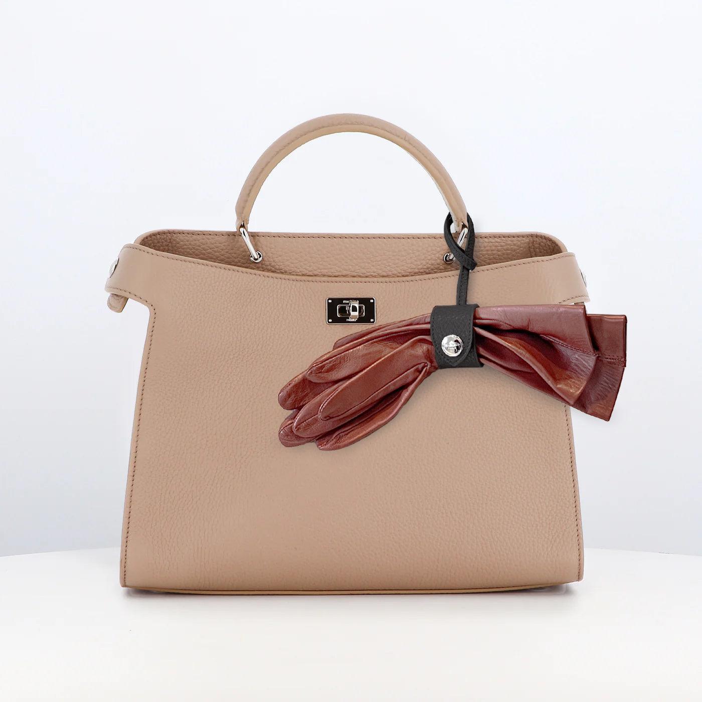 LEATHER GLOVE HOLDER BLACK