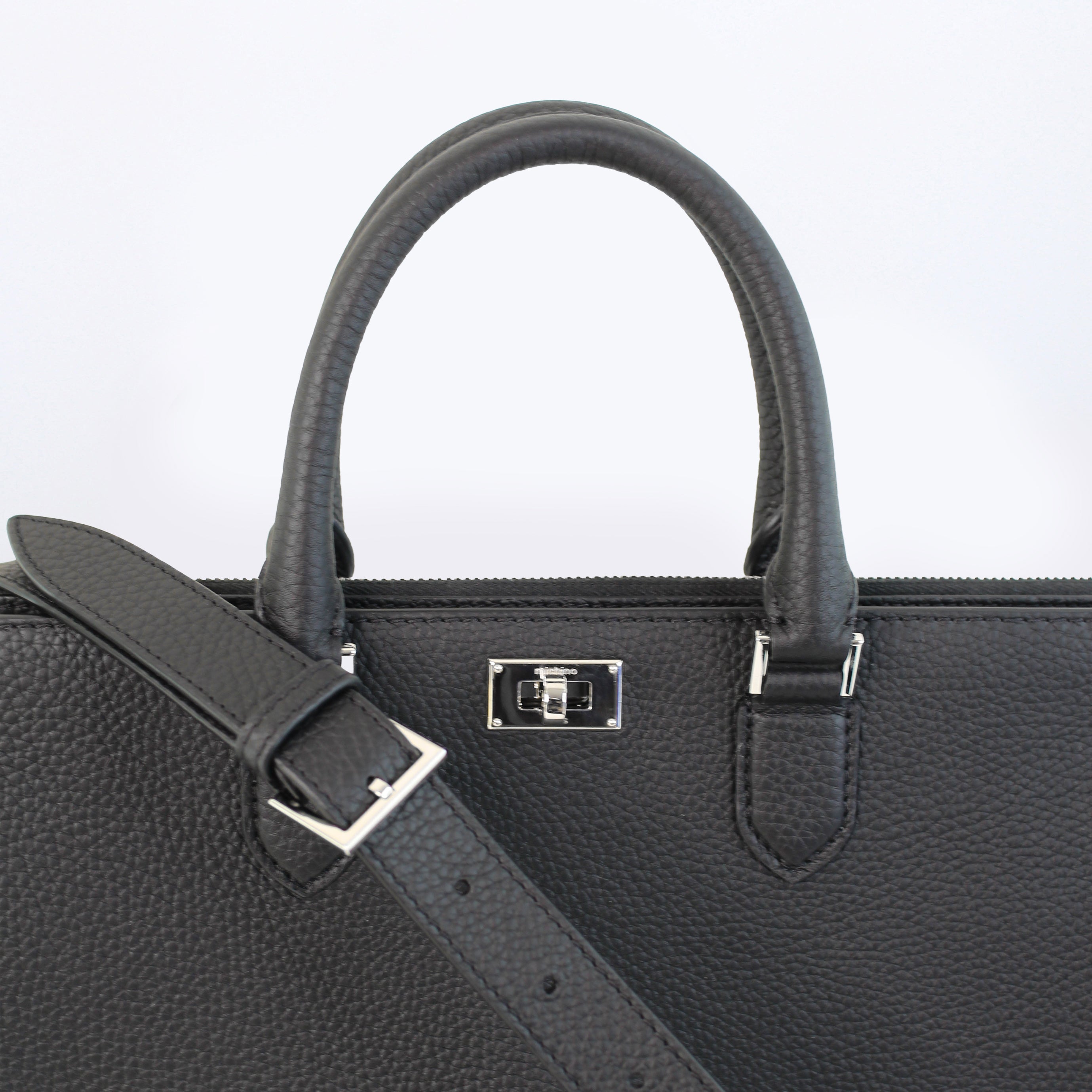 "Archive Event" ORSAY LEATHER BRIEFCASE BLACK
