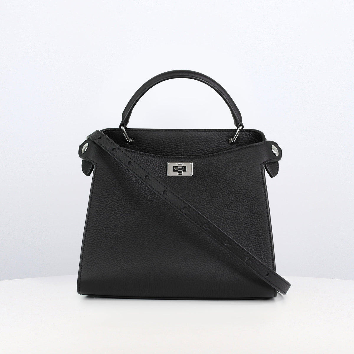 LEATHER HANDBAG LUTECE MINI BLACK