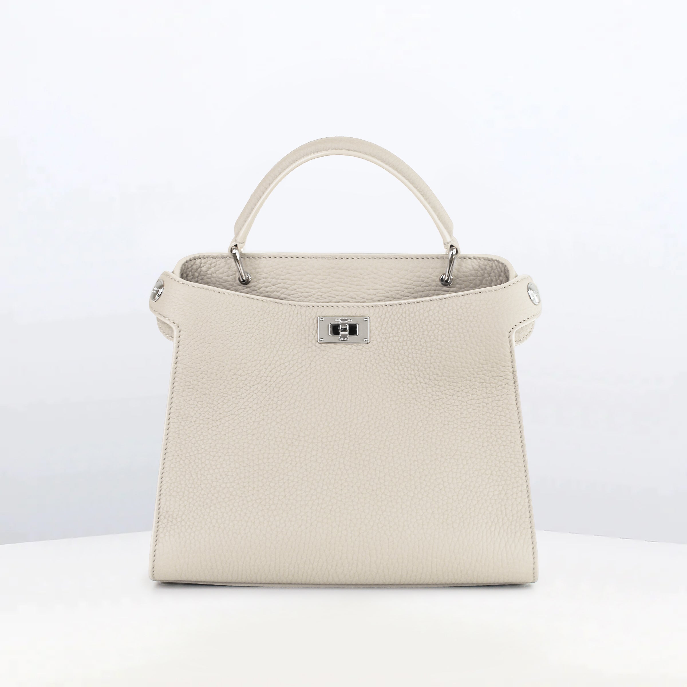 LEATHER HANDBAG LUTECE MINI CRAIE