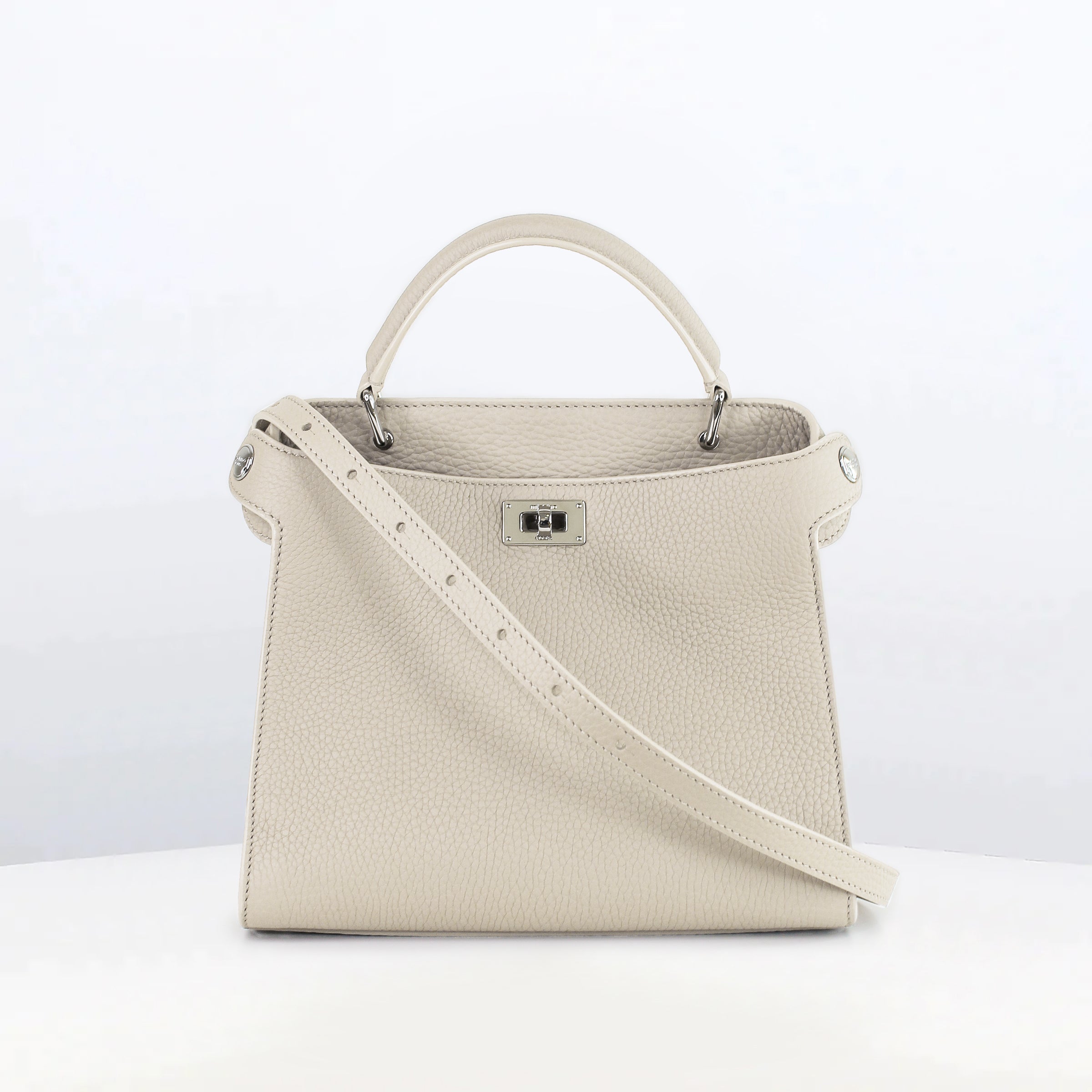 LEATHER HANDBAG LUTECE MINI CRAIE