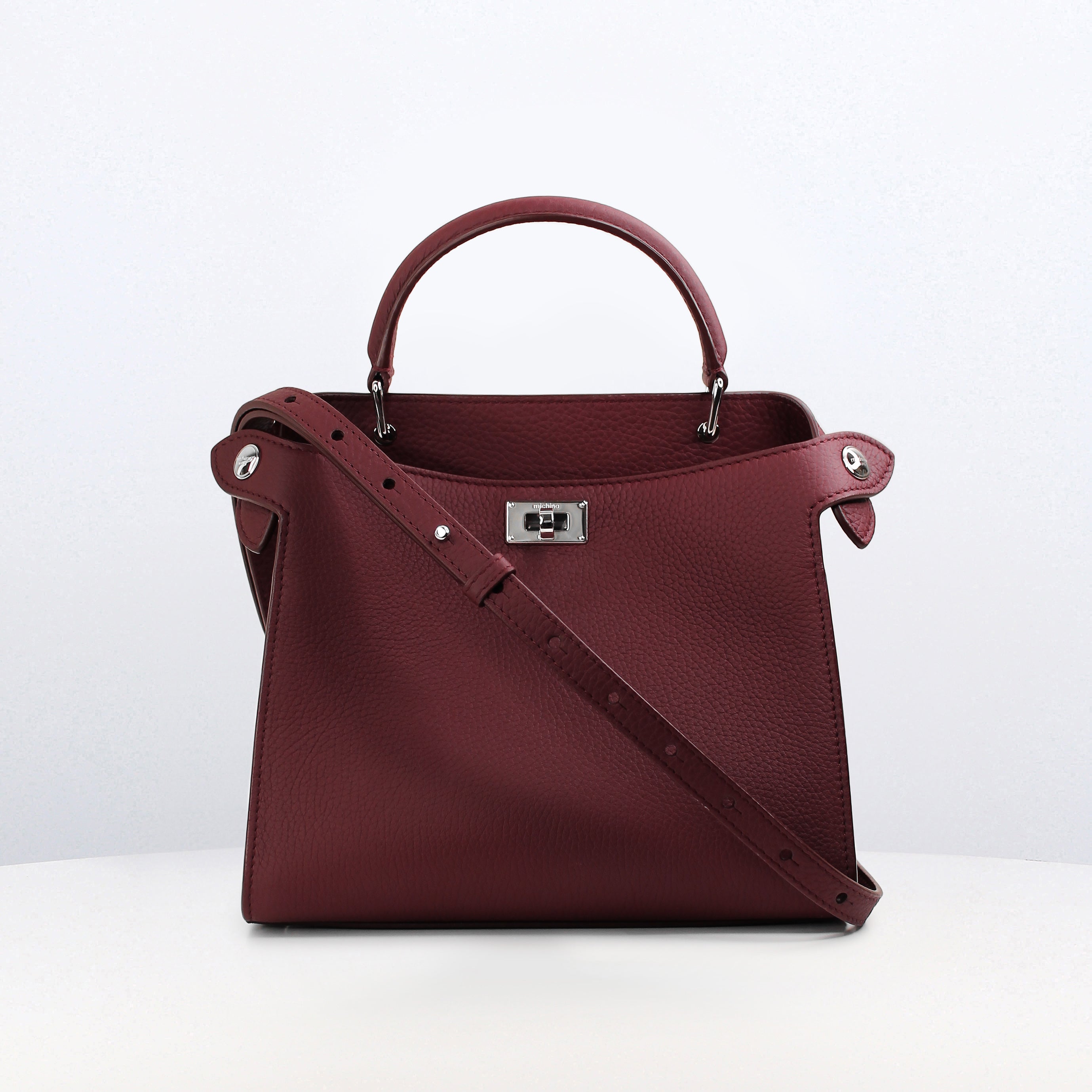 LEATHER HANDBAG LUTECE MINI SAINT-EMILION