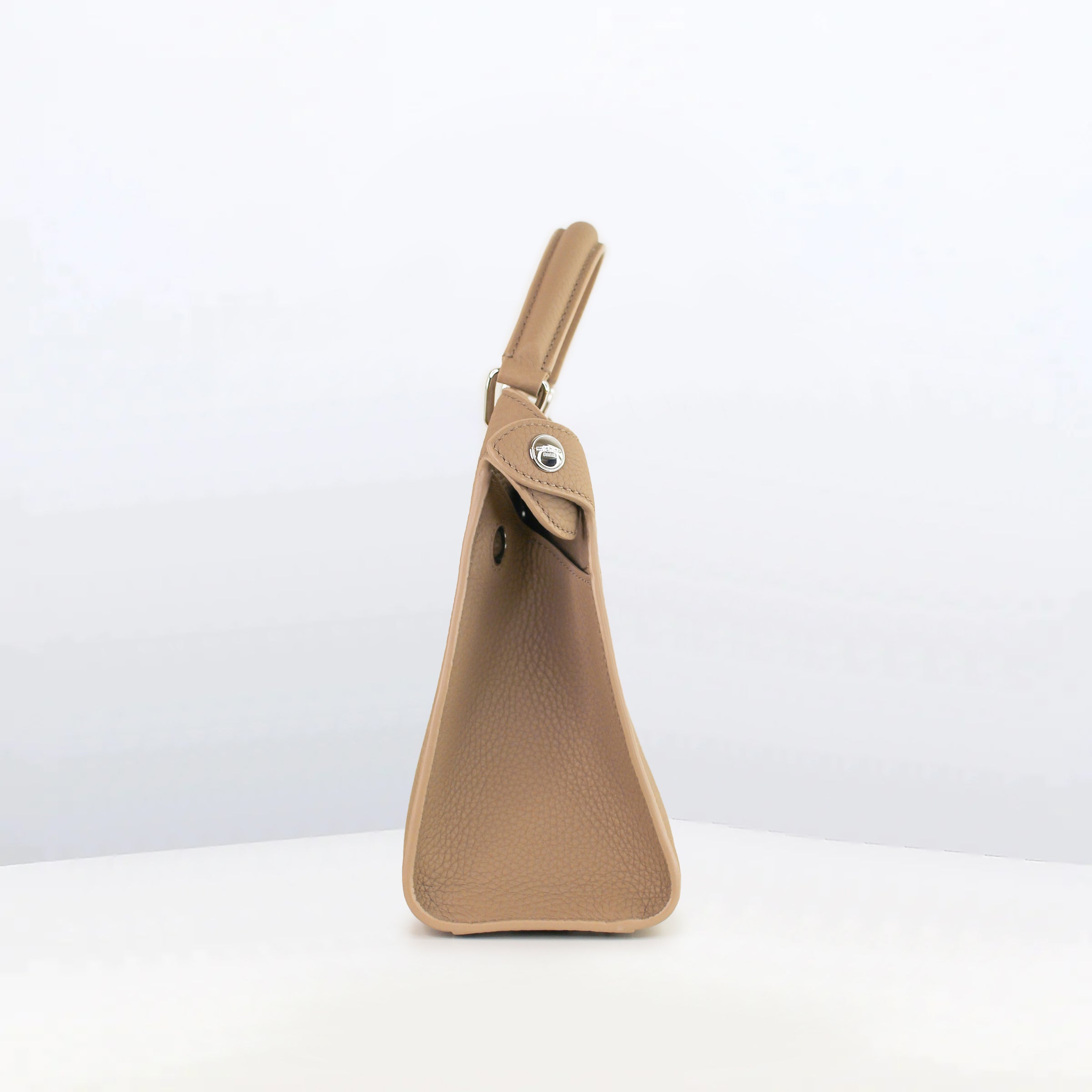 LEATHER HANDBAG LUTECE MINI TOURTERELLE