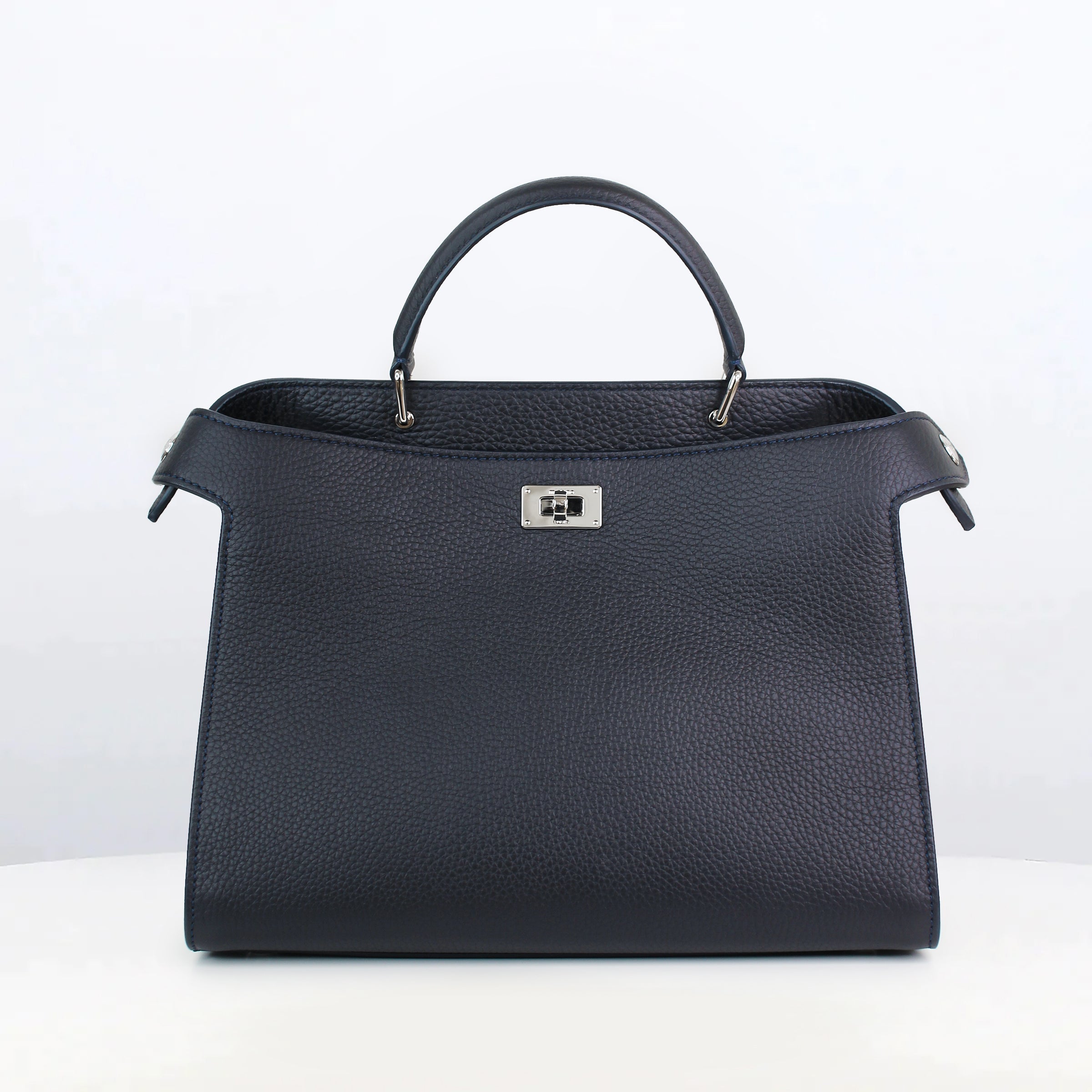 LEATHER HANDBAG LUTECE PM ECLIPSE