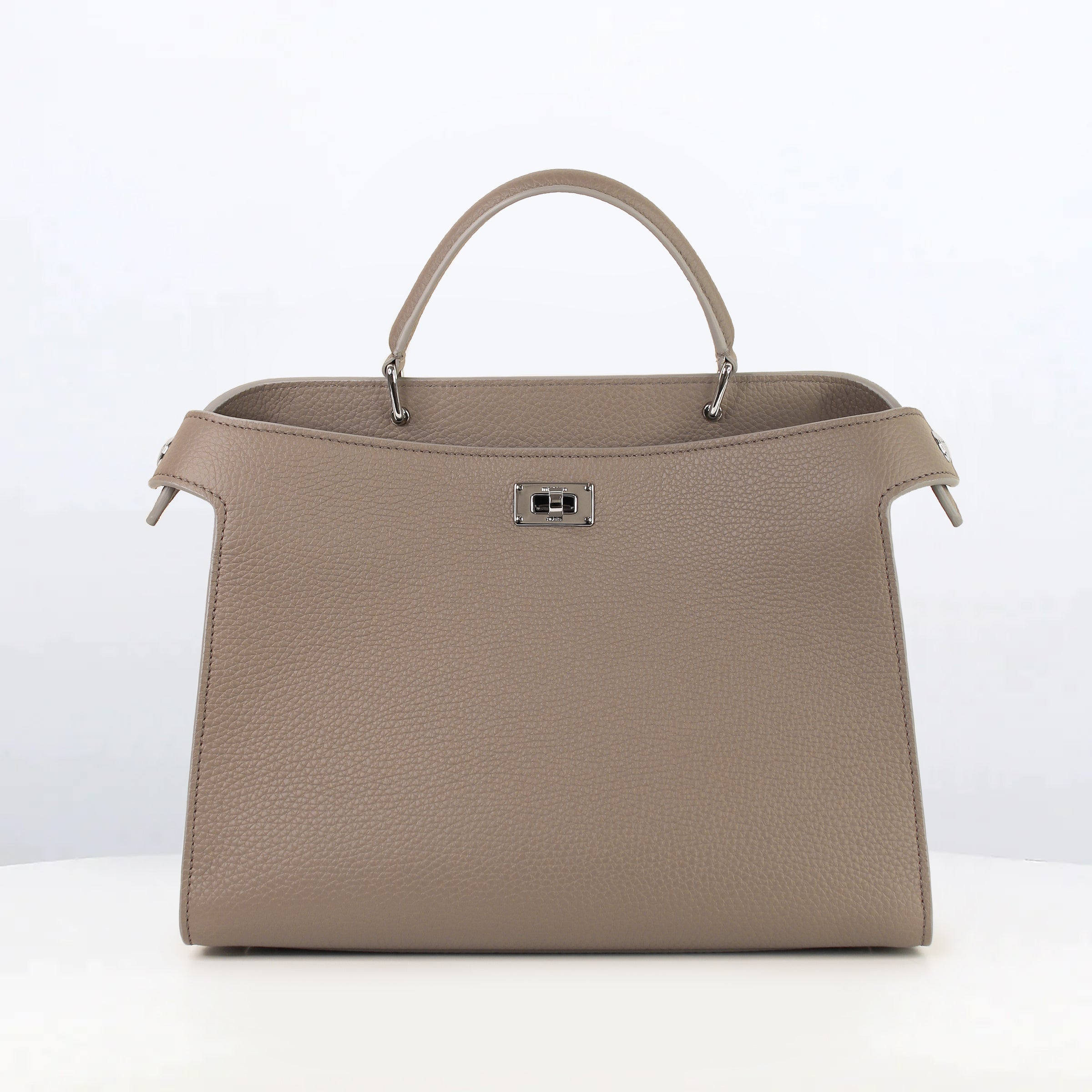 LEATHER HANDBAG LUTECE PM ELEPHANT
