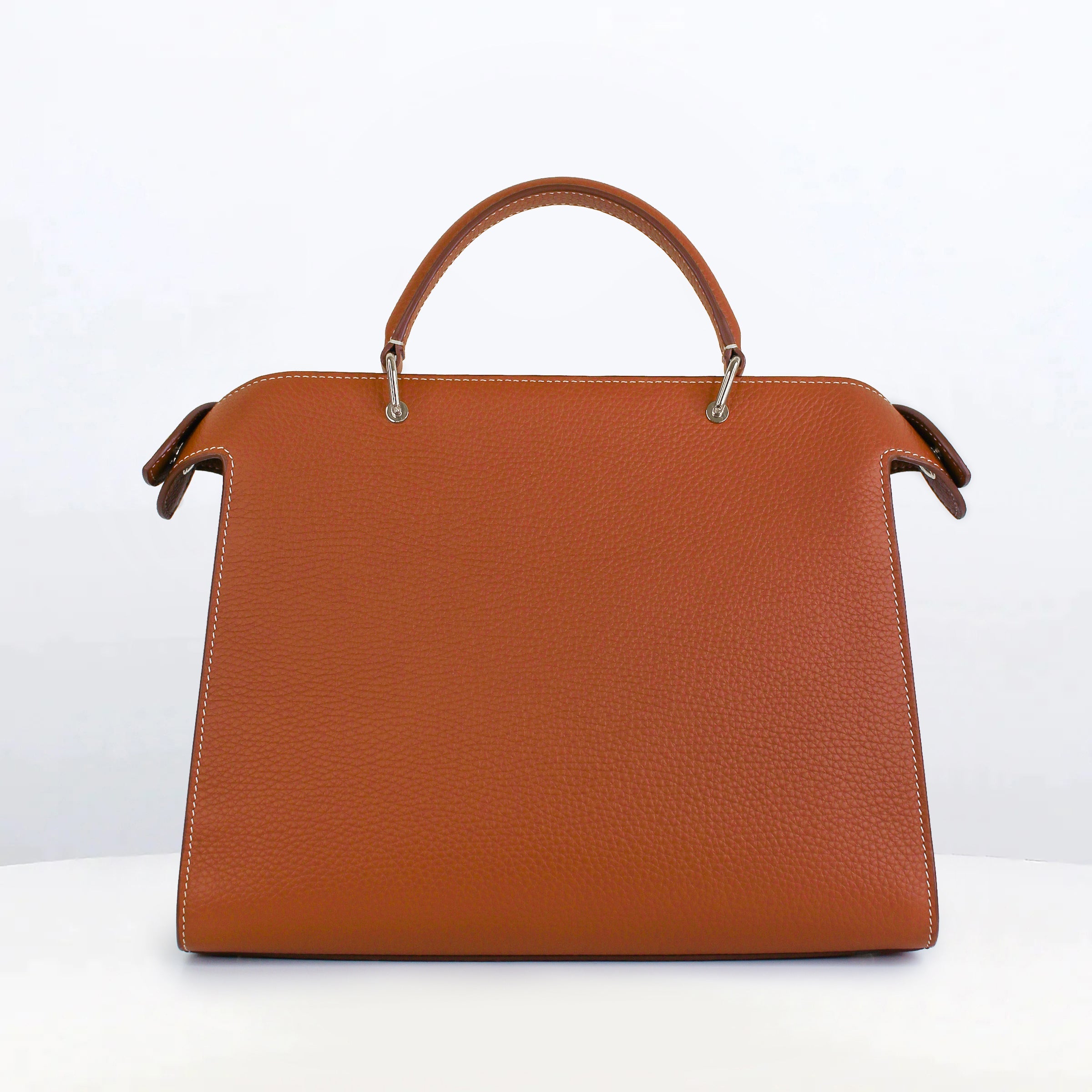 LEATHER HANDBAG LUTECE PM GOLD