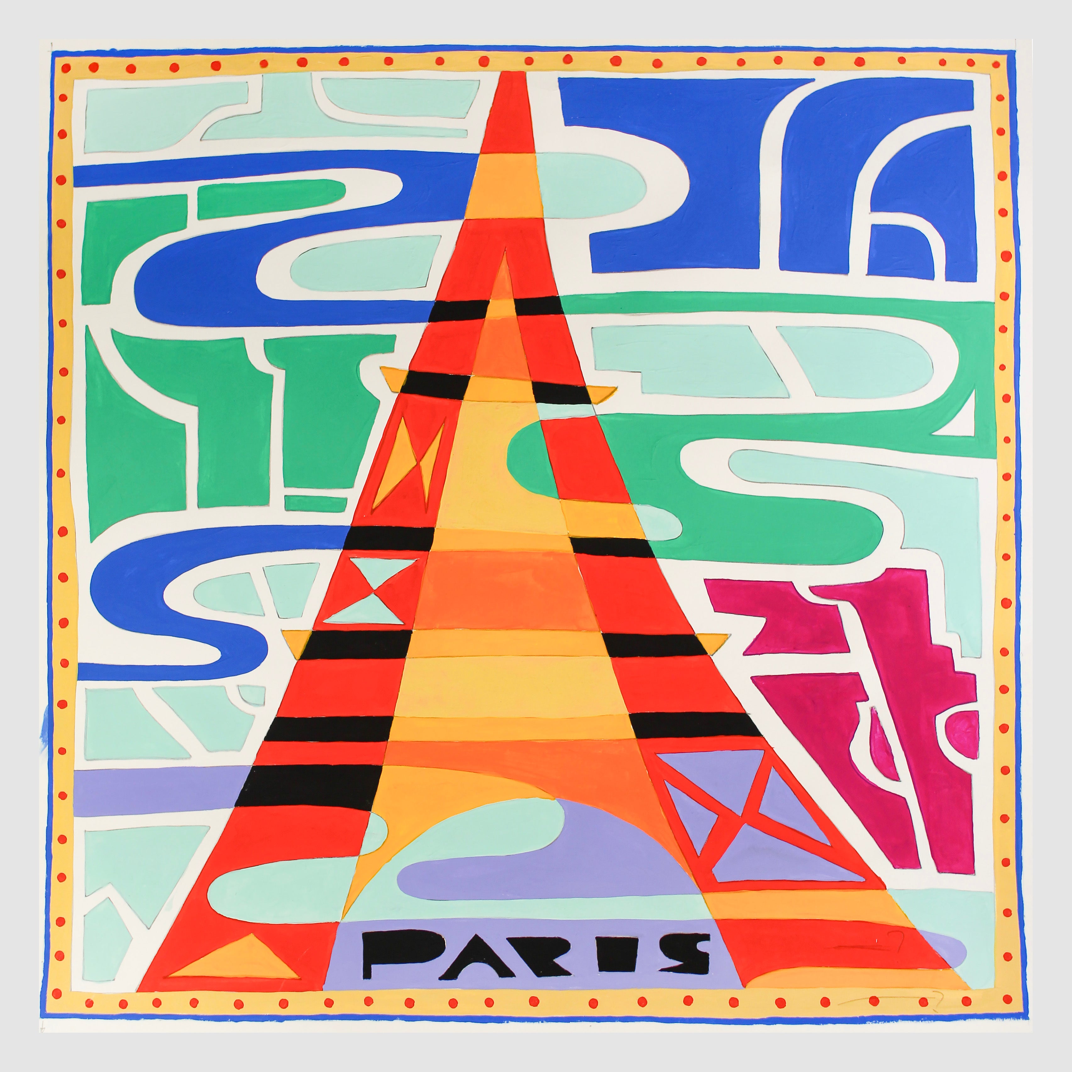 MICHII - SILK SCARF - PARIS