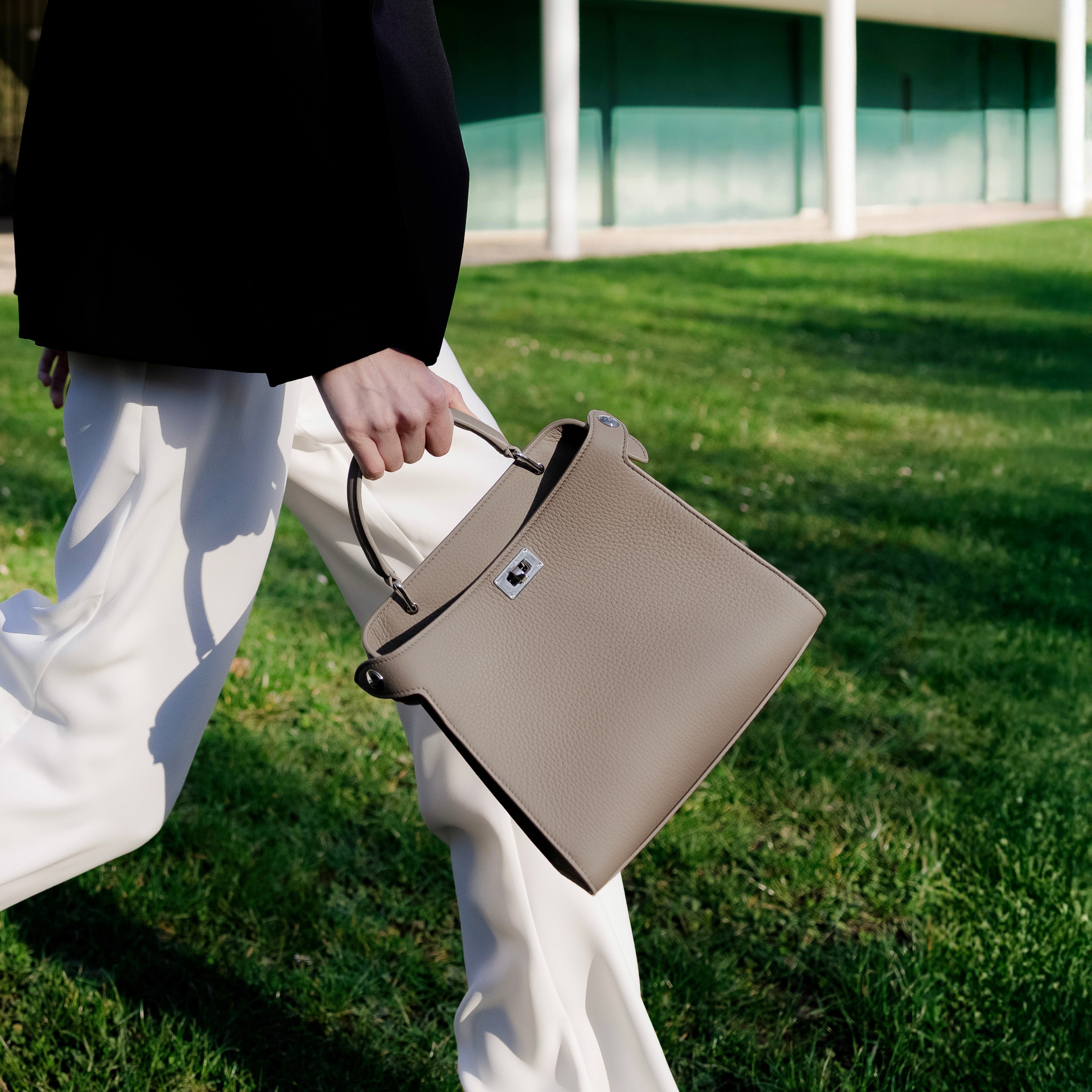 LEATHER HANDBAG LUTECE MINI ELEPHANT
