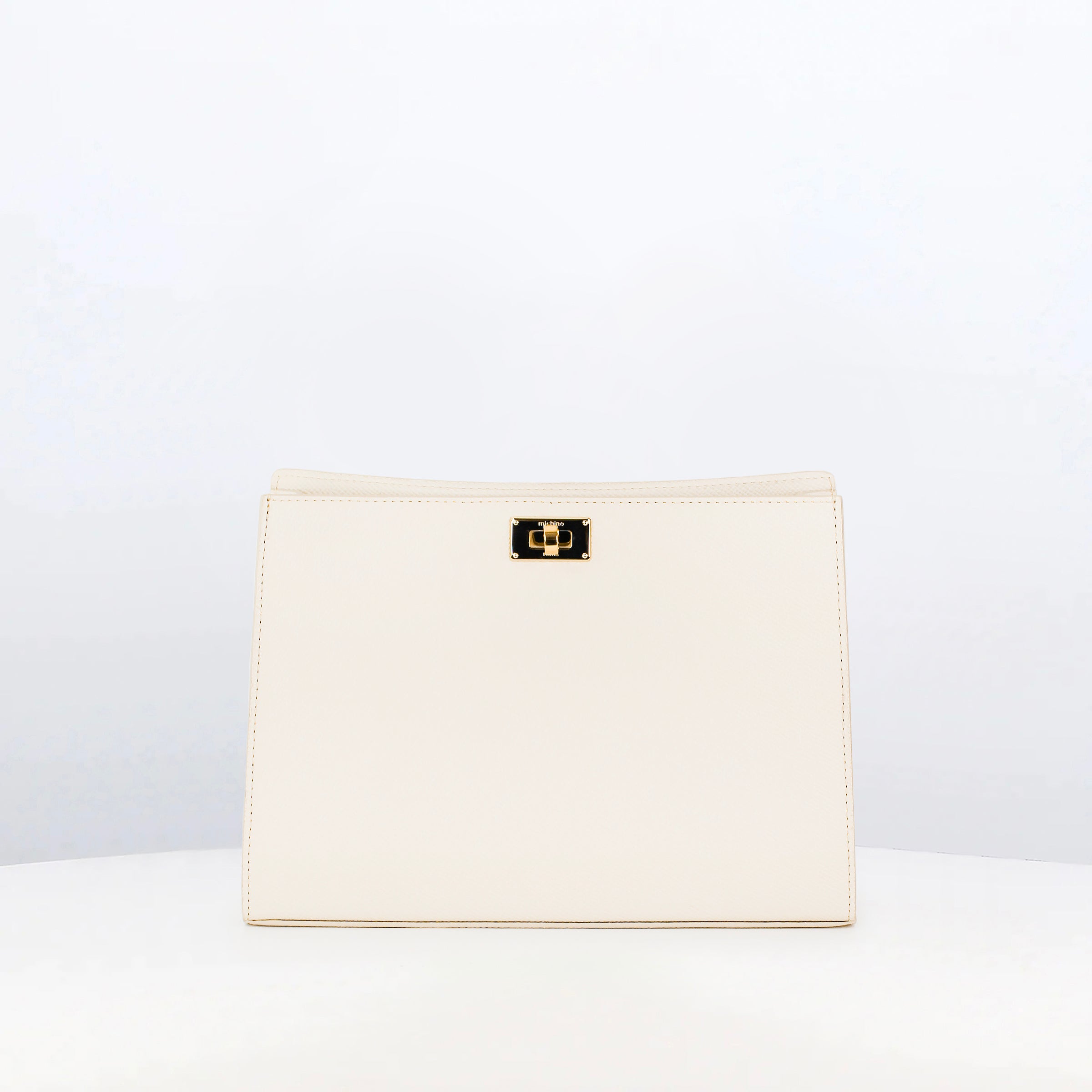 LEATHER POCHETTE MONTAIGNE IVORY