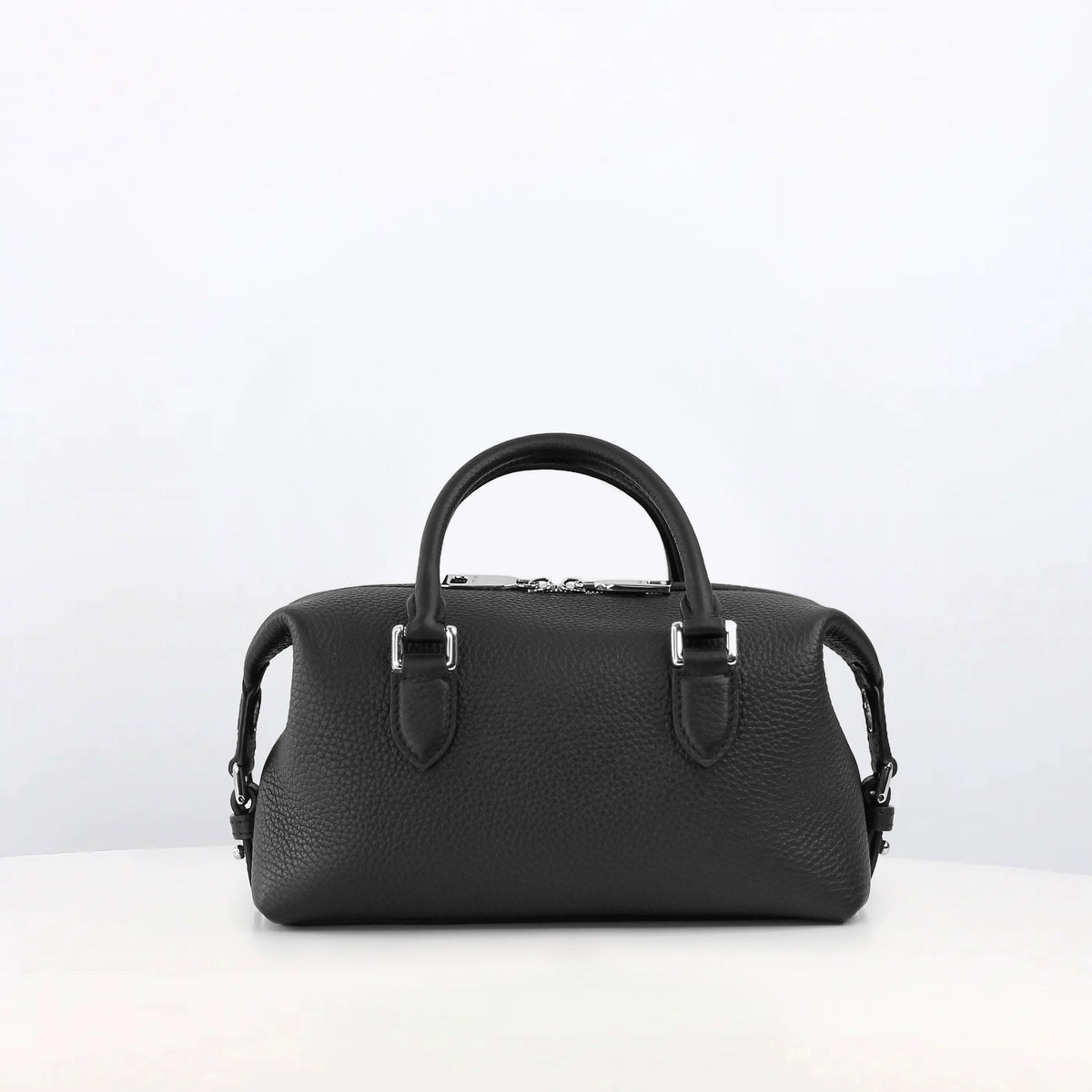 DUFFLE LEATHER BAG MONTPARNASSE NANO BLACK