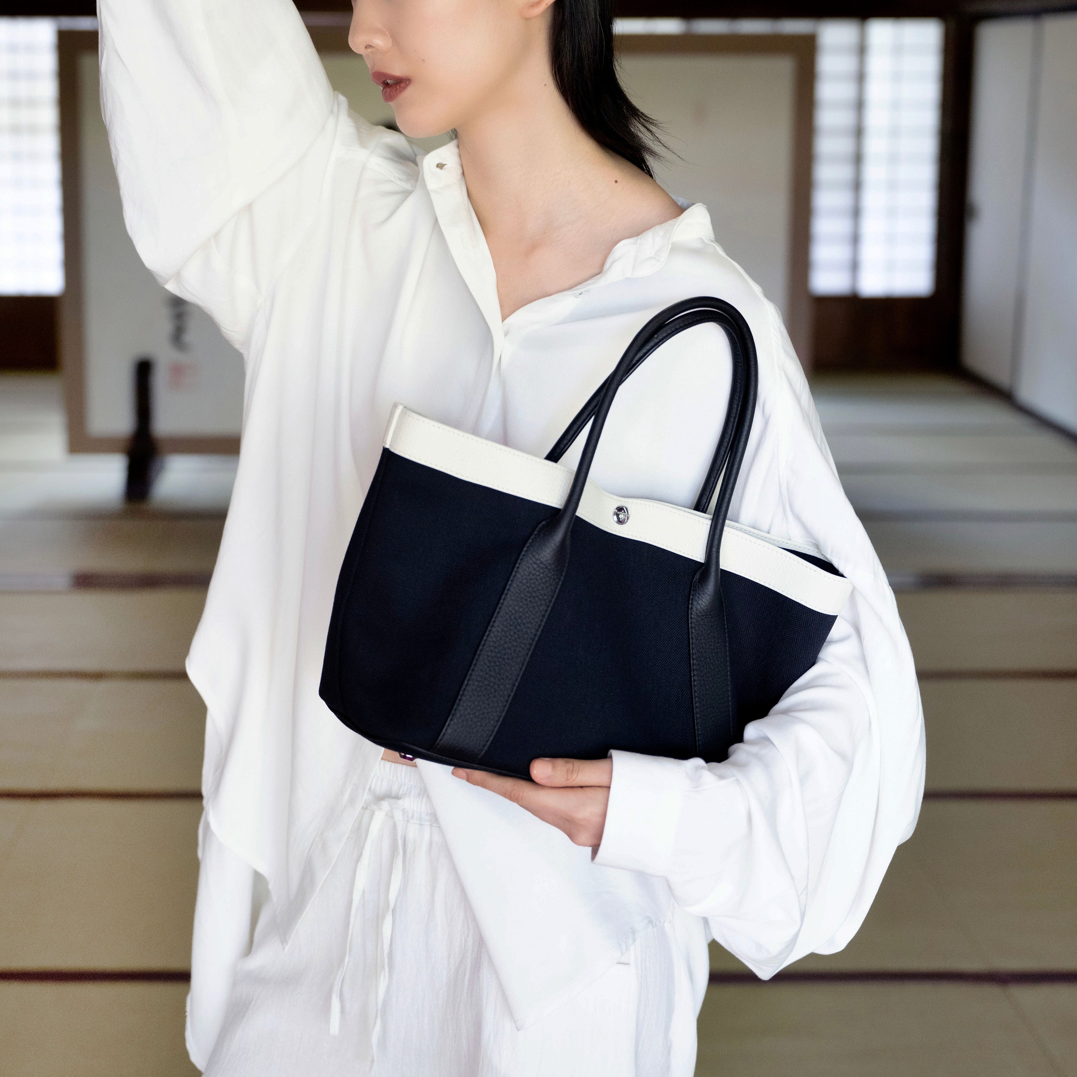 CANVAS TOTE SEINE30 CRAIE