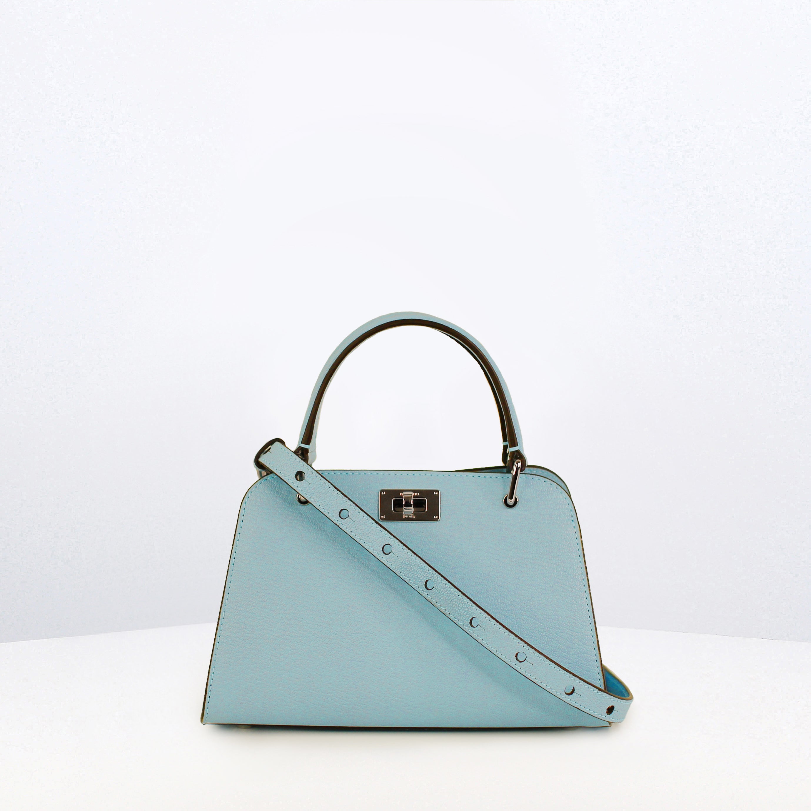 "Archive Event" LEATHER HANDBAG OPERA NANO BLUEBERRY