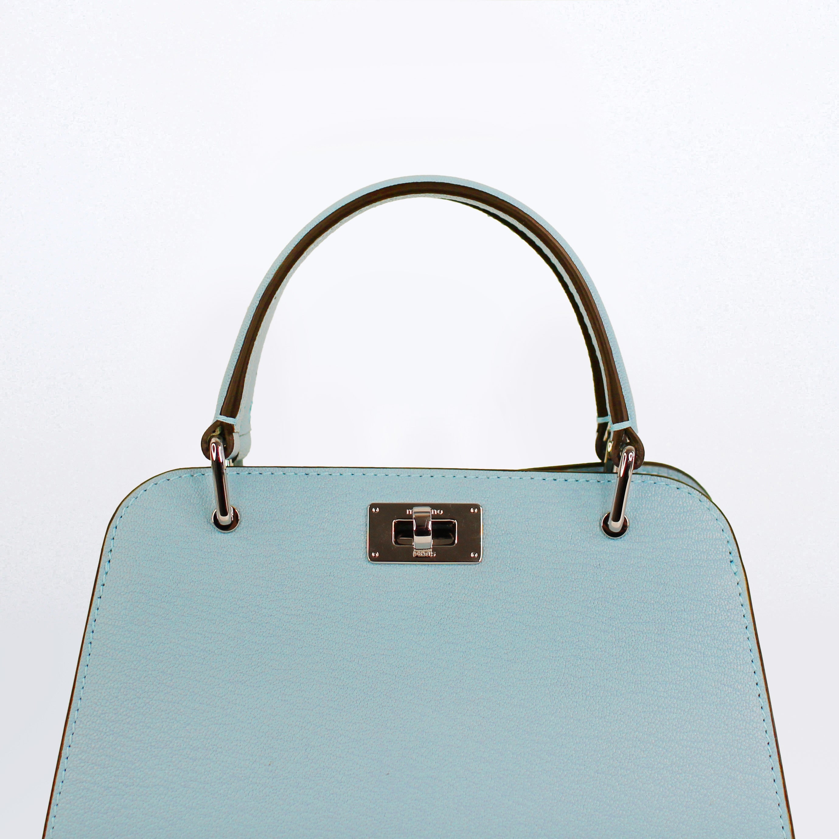 "Archive Event" LEATHER HANDBAG OPERA NANO BLUEBERRY