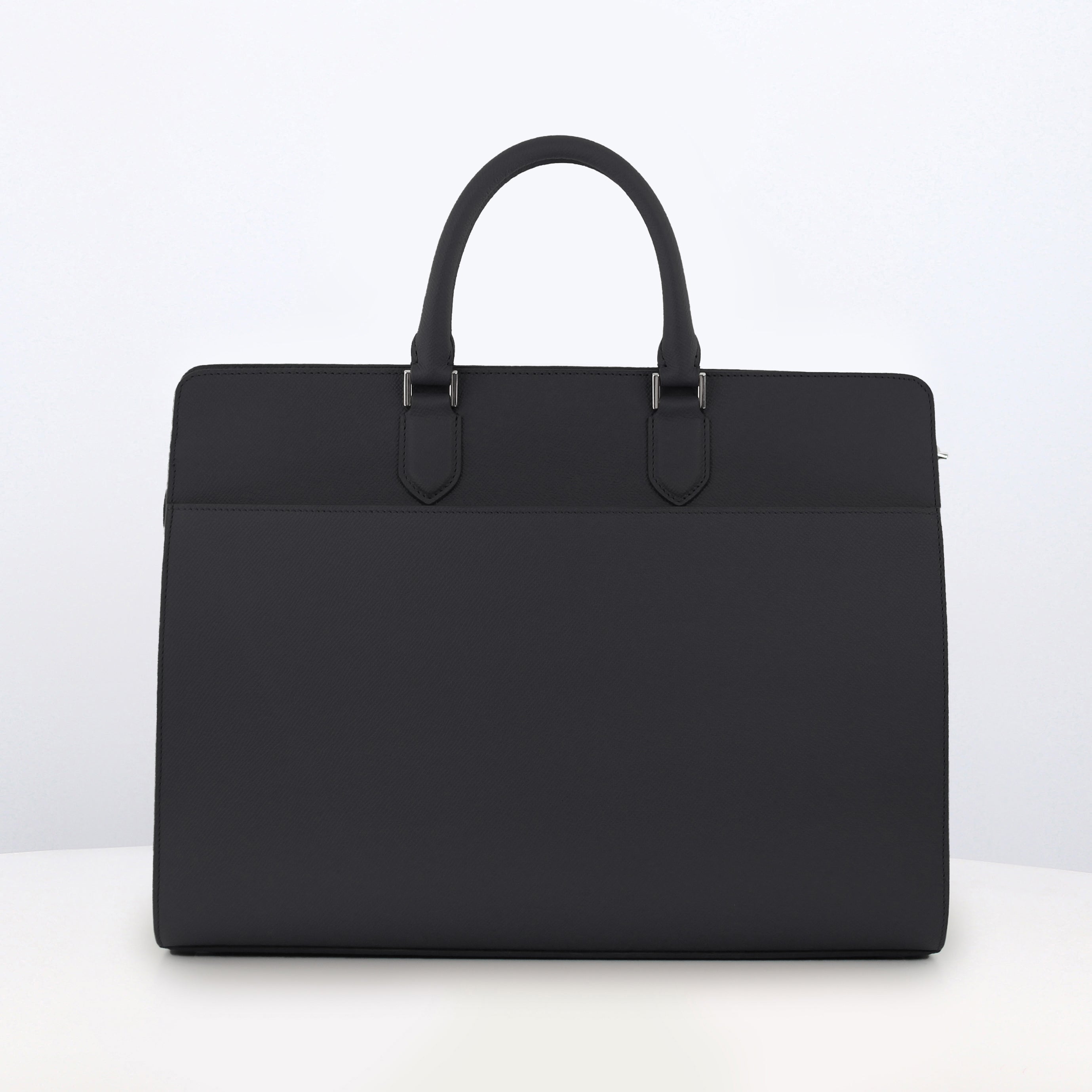 "Archive Event" HAUSSMANN LEATHER BRIEFCASE BLACK