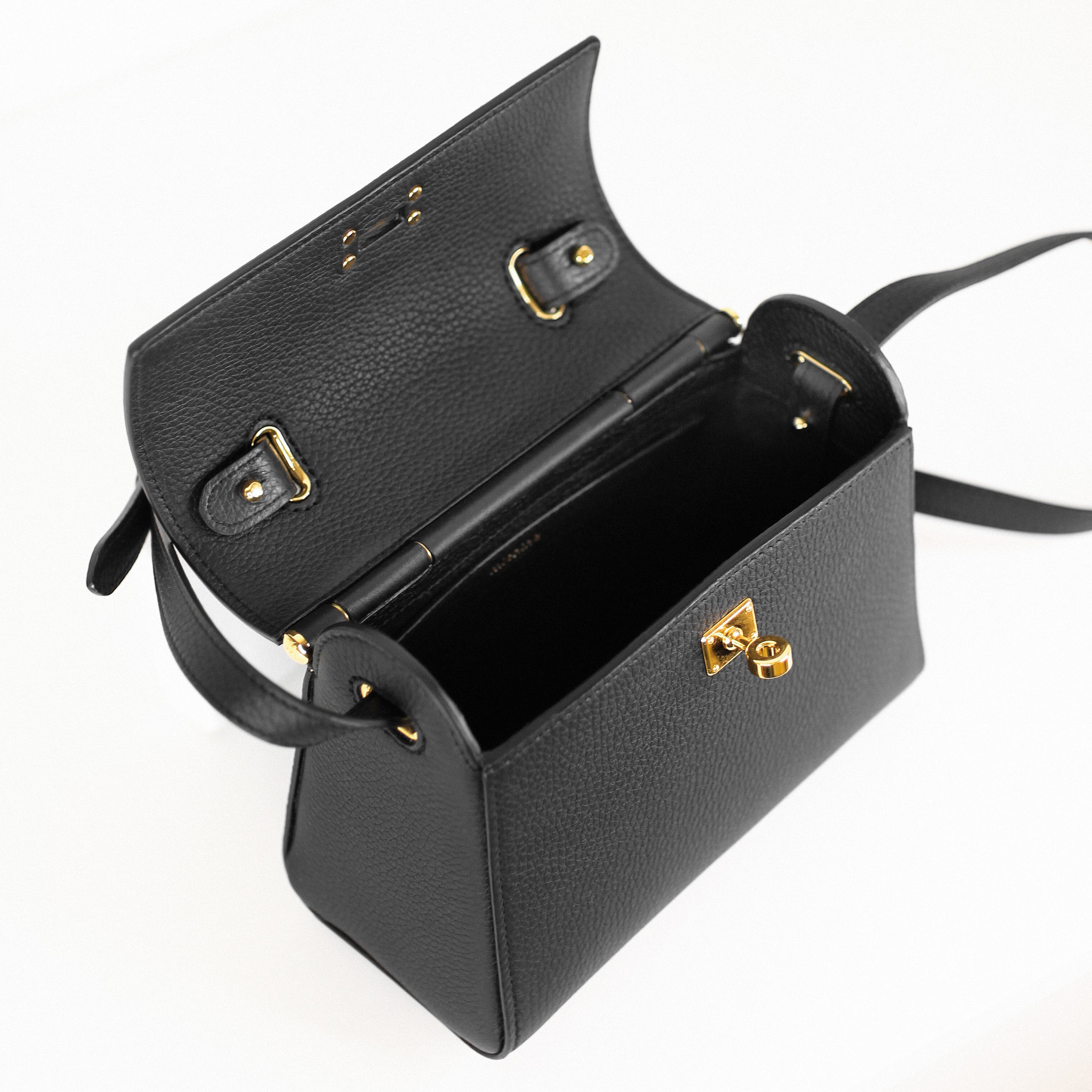 LEATHER HANDBAG PALAIS ROYAL MINI BLACK