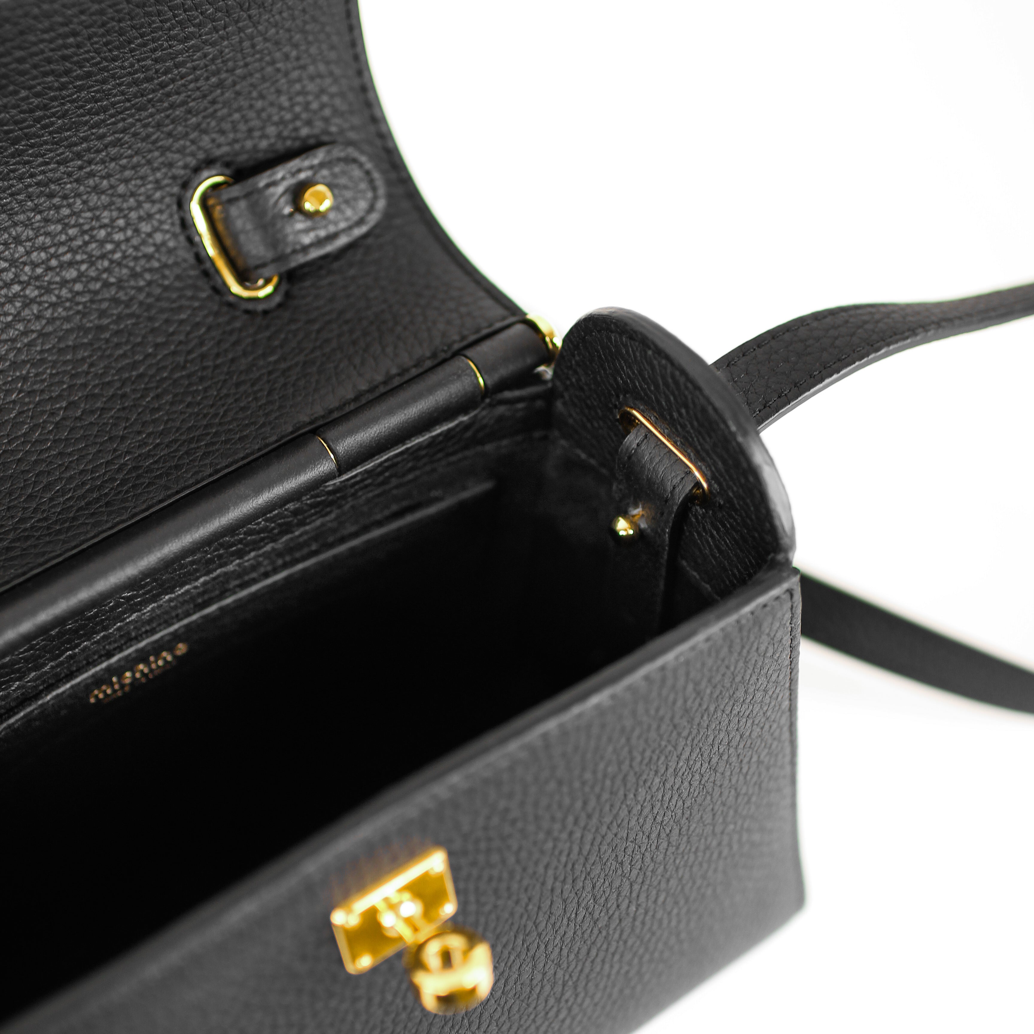 LEATHER HANDBAG PALAIS ROYAL MINI BLACK