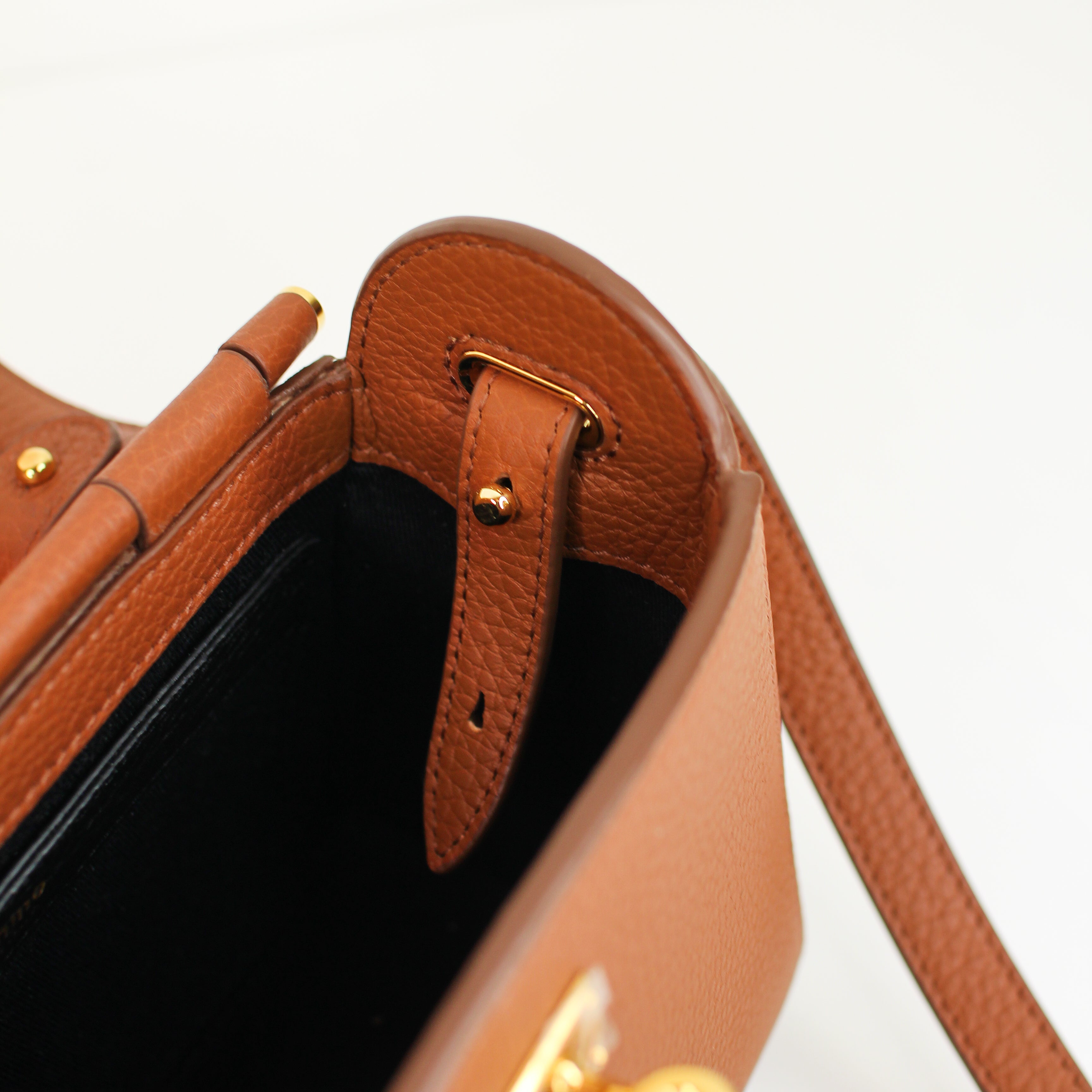 LEATHER HANDBAG PALAIS ROYAL MINI GOLD