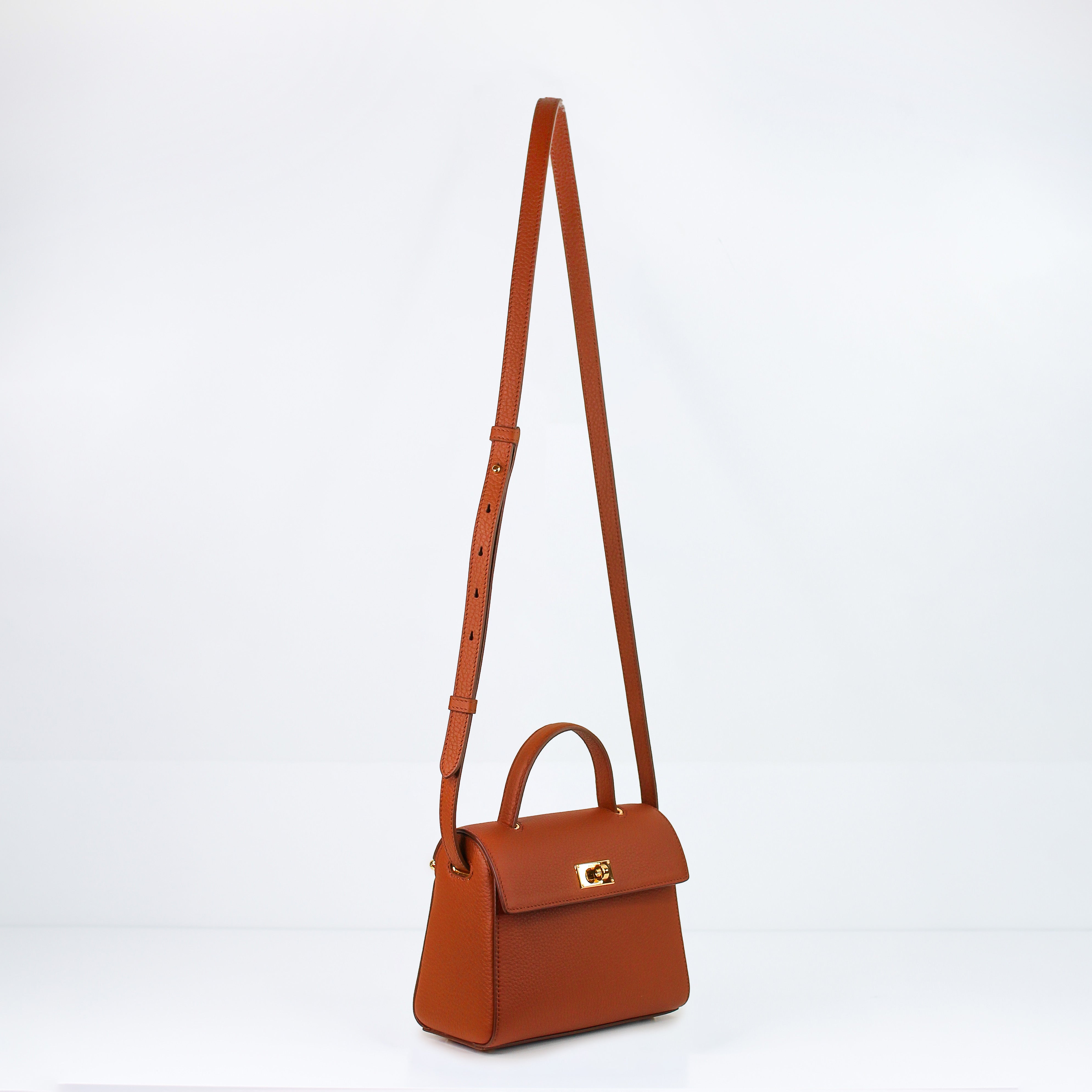 LEATHER HANDBAG PALAIS ROYAL MINI GOLD