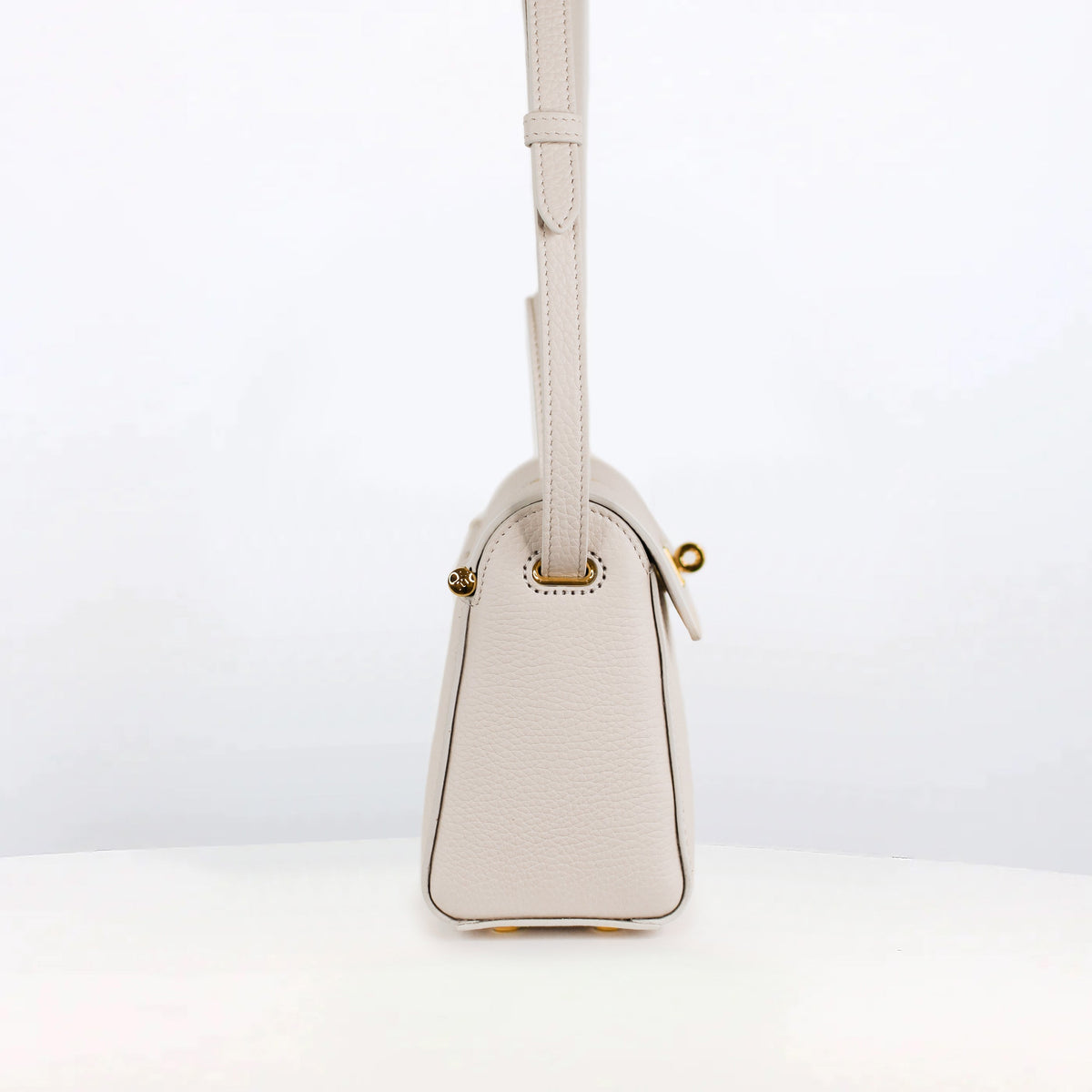 LEATHER HANDBAG PALAIS ROYAL MINI IVORY