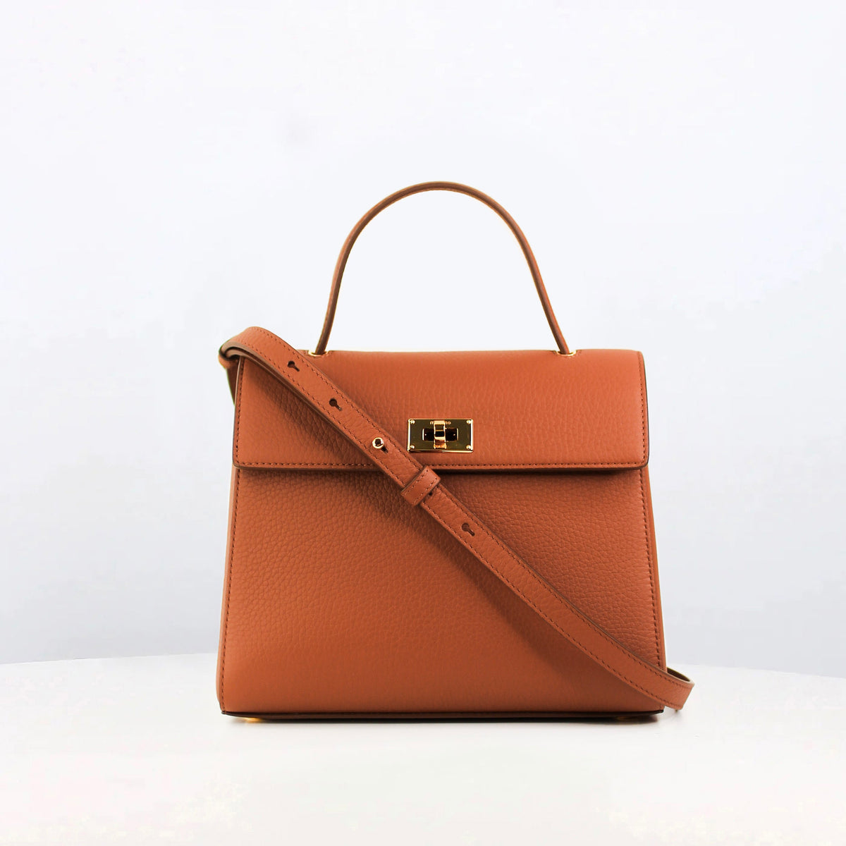 LEATHER HANDBAG PALAIS ROYAL PM GOLD