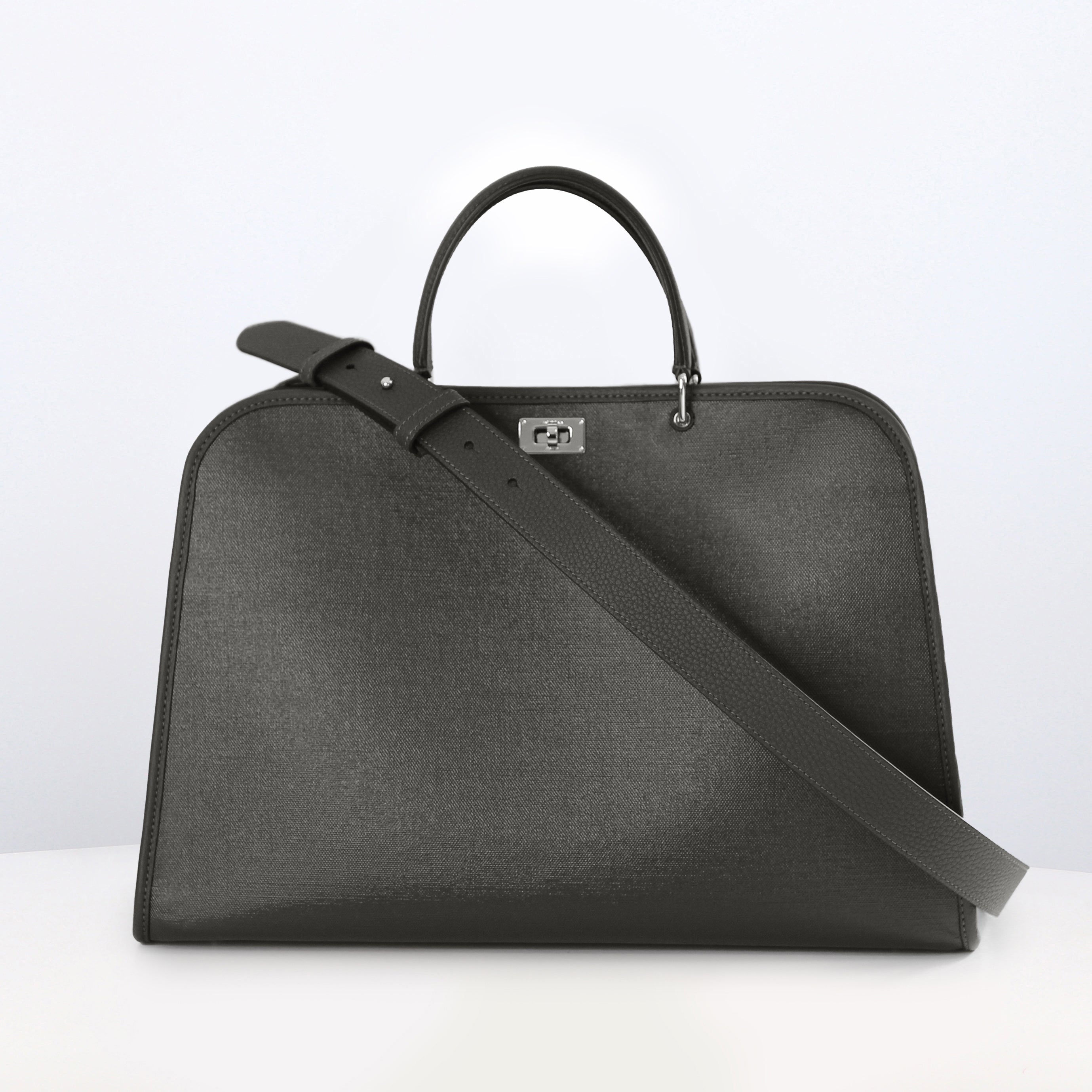 Multipocket Handbag Saint Germain Charcoal Grey