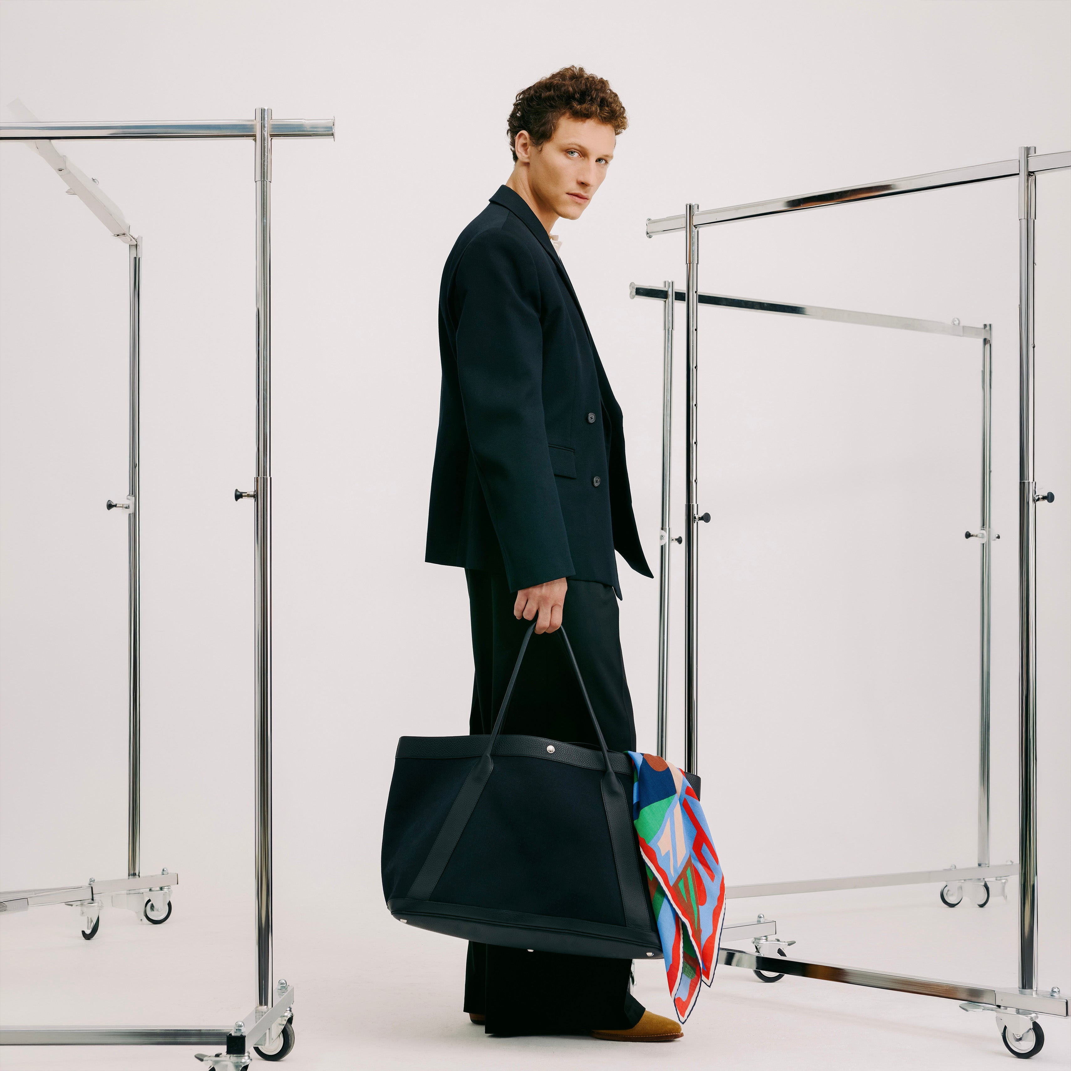 CANVAS TOTE SEINE50 BLACK