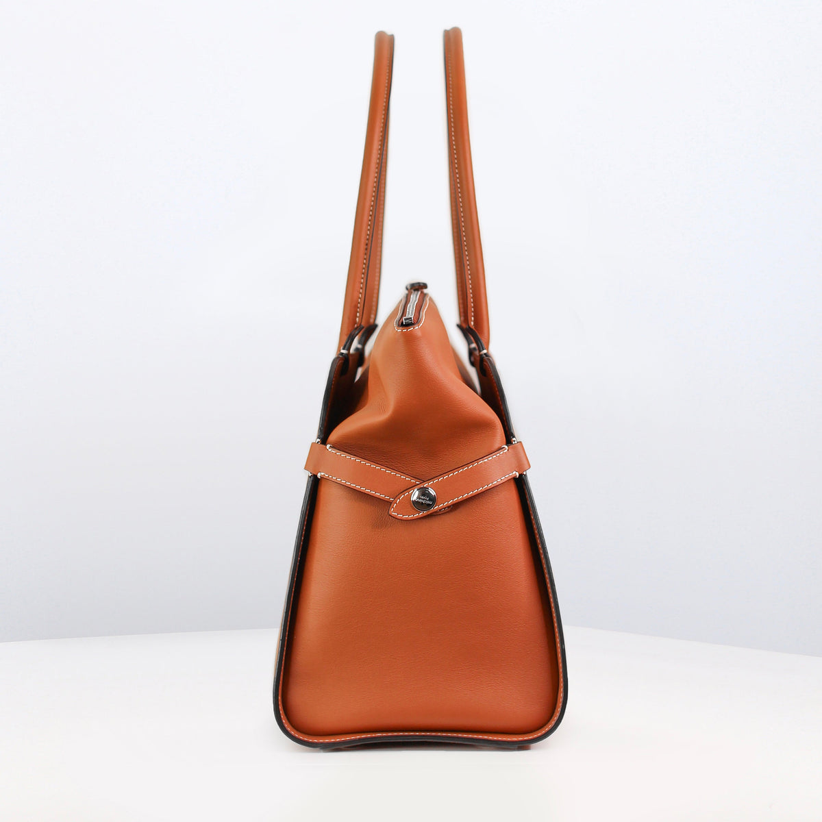 LEATHER HANDBAG SEPTIEME MM GOLD