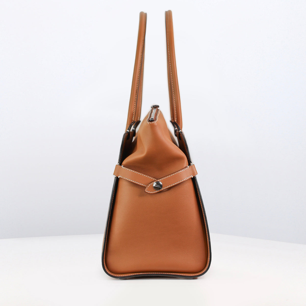 LEATHER HANDBAG SEPTIEME MM GOLD