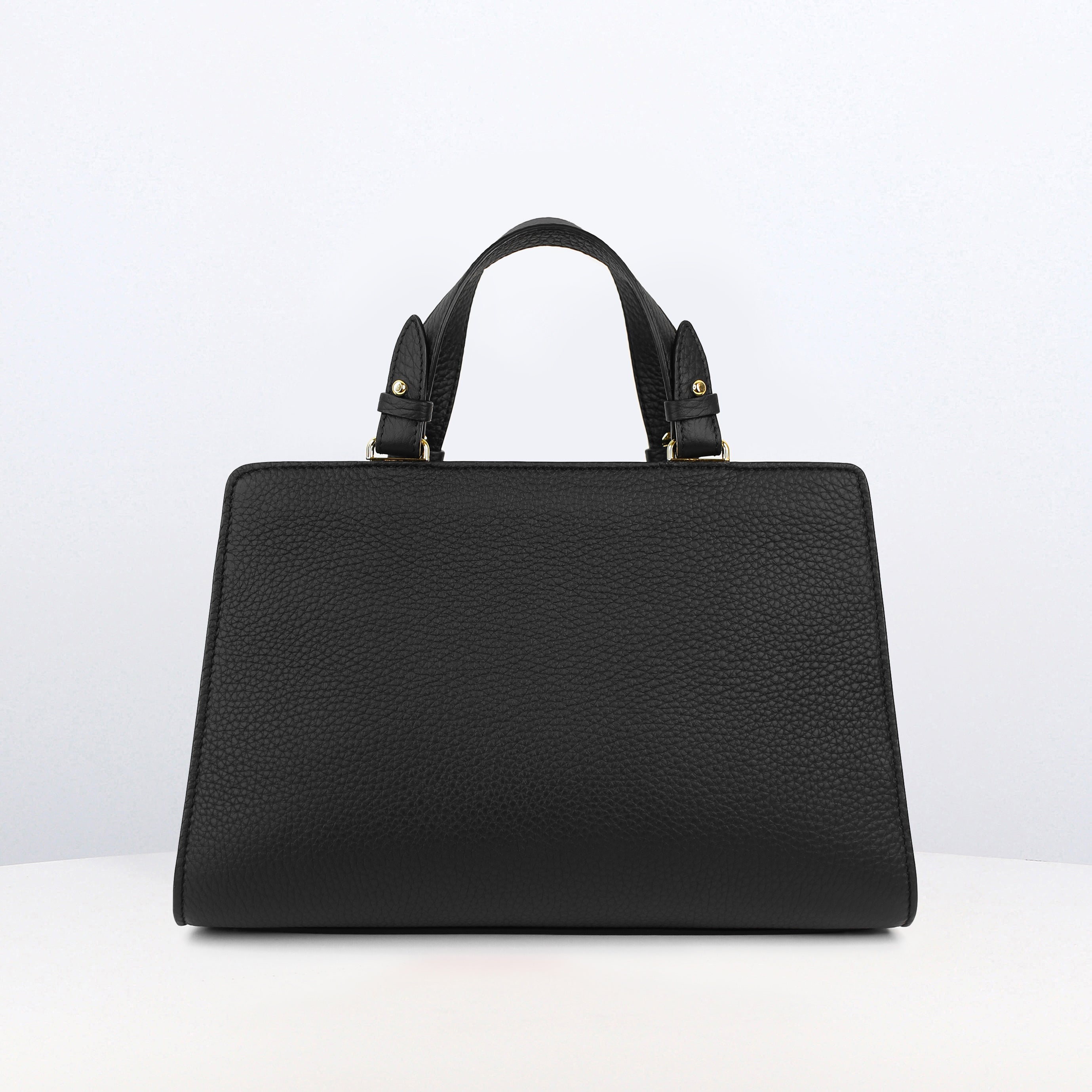 LEATHER HANDBAG TROCADERO MINI BLACK