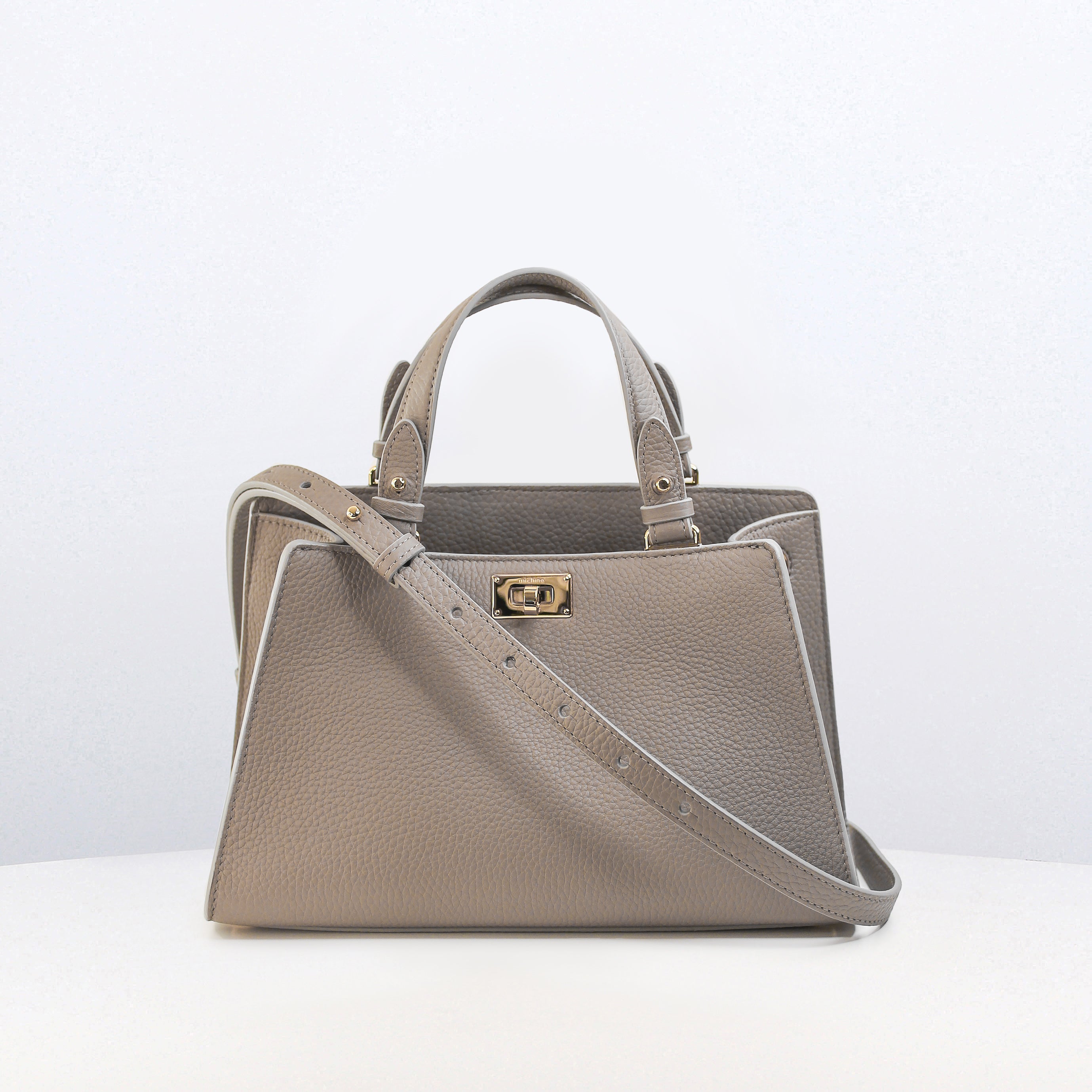 LEATHER HANDBAG TROCADERO ELEPHANT