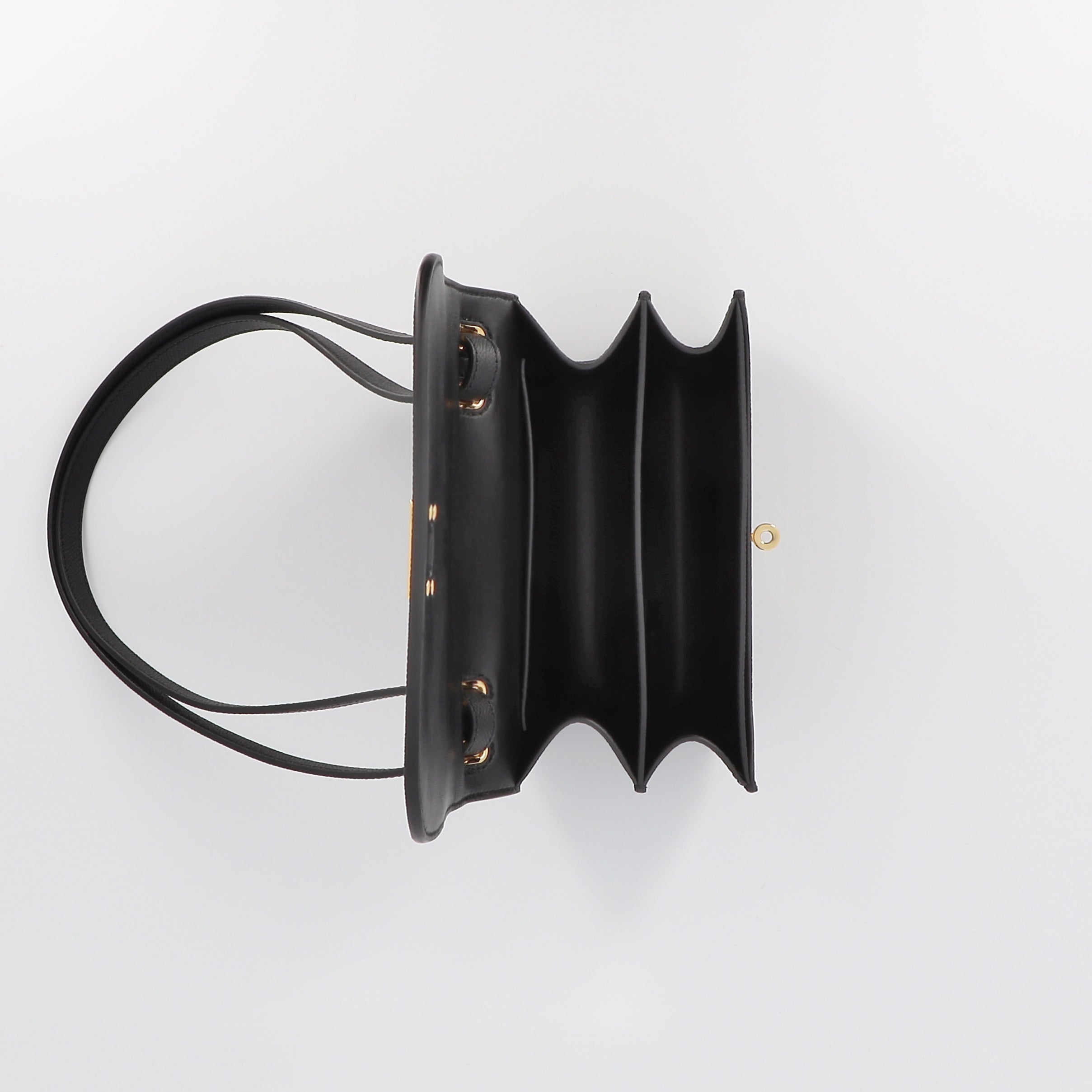 "Archive Event" LEATHER FLAP BAG ELYSEE BLACK