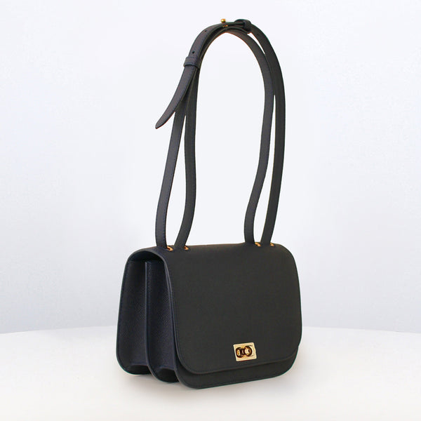 LEATHER FLAP BAG ELYSEE ECLIPSE