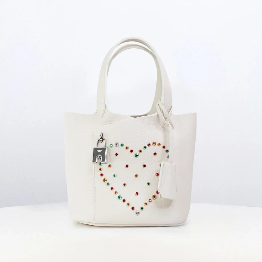 LEATHER HANDBAG ETOILE MINI CRAIE LOVE