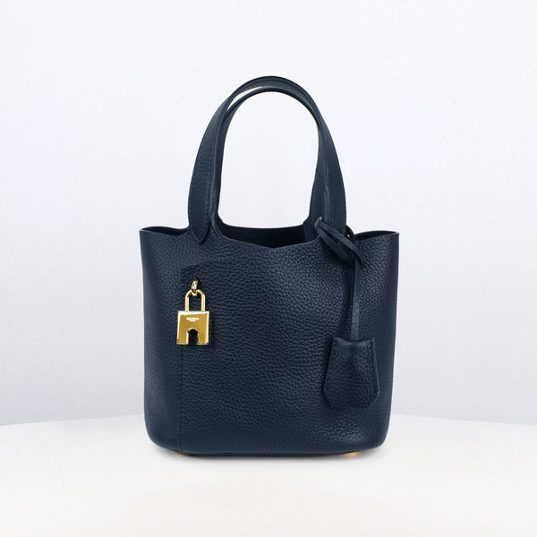 LEATHER HANDBAG ETOILE MINI ECLIPSE WITH GOLD HARDWARE