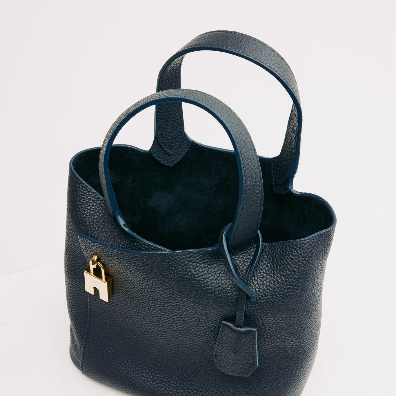 LEATHER HANDBAG ETOILE PM ECLIPSE WITH GOLD HARDWARE