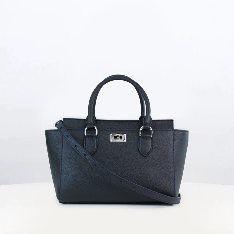 FAUBOURG LEATHER HANDBAG MINI ECLIPSE