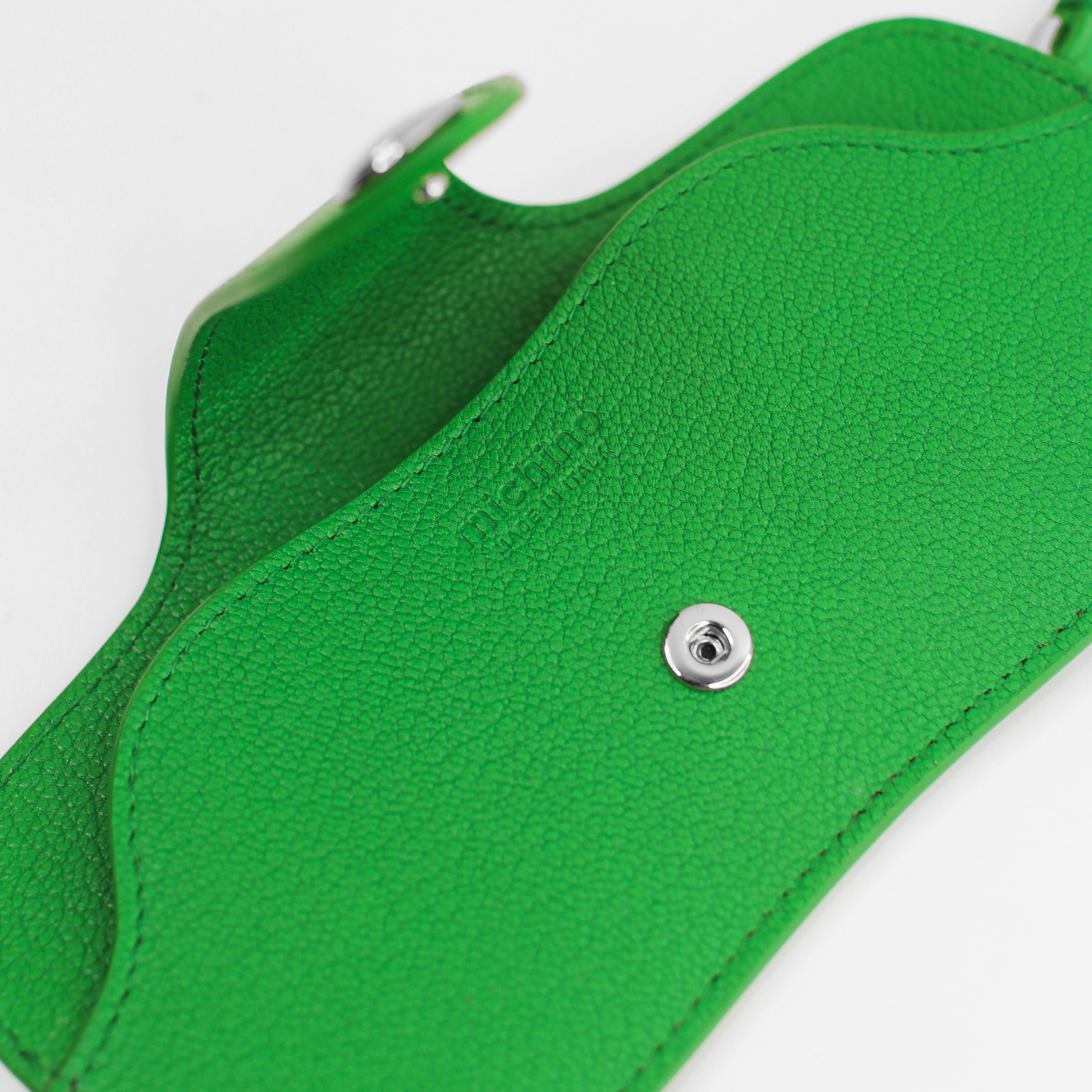LEATHER GLASSES HOLDER BAMBOO