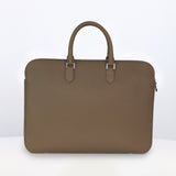 ORSAY LEATHER BRIEFCASE TAUPE